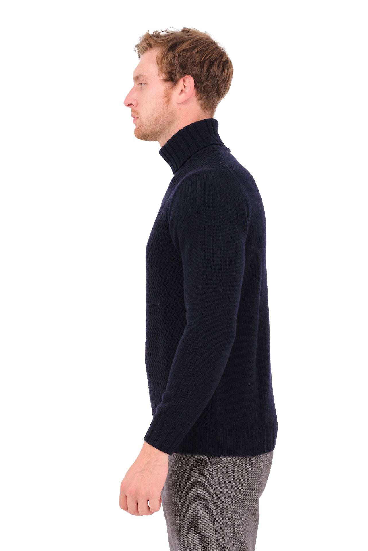 ΑΝΔΡΙΚΟ ΜΠΛΕ ΖΙΒΑΓΚΟ PORTOBELLO'S ΜΕ ΣΧΕΔΙΟ ΣΤΗΝ ΠΛΕΞΗ