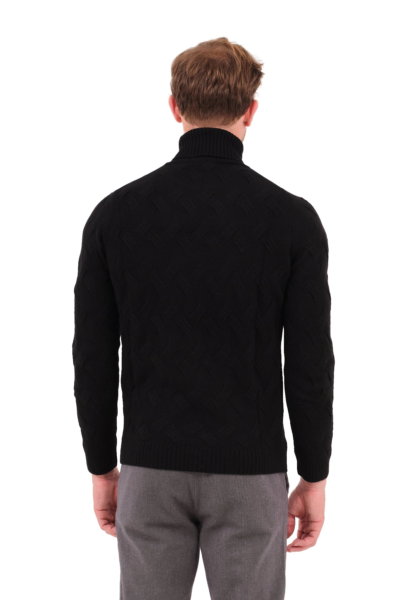 ΑΝΔΡΙΚΟ ΖΙΒΑΓΚΟ PORTOBELLO'S ΣΕ ΜΑΥΡΟ ΧΡΩΜΑ ΚΑΙ ΟΡΑΤΗ ΠΛΕΞΗ