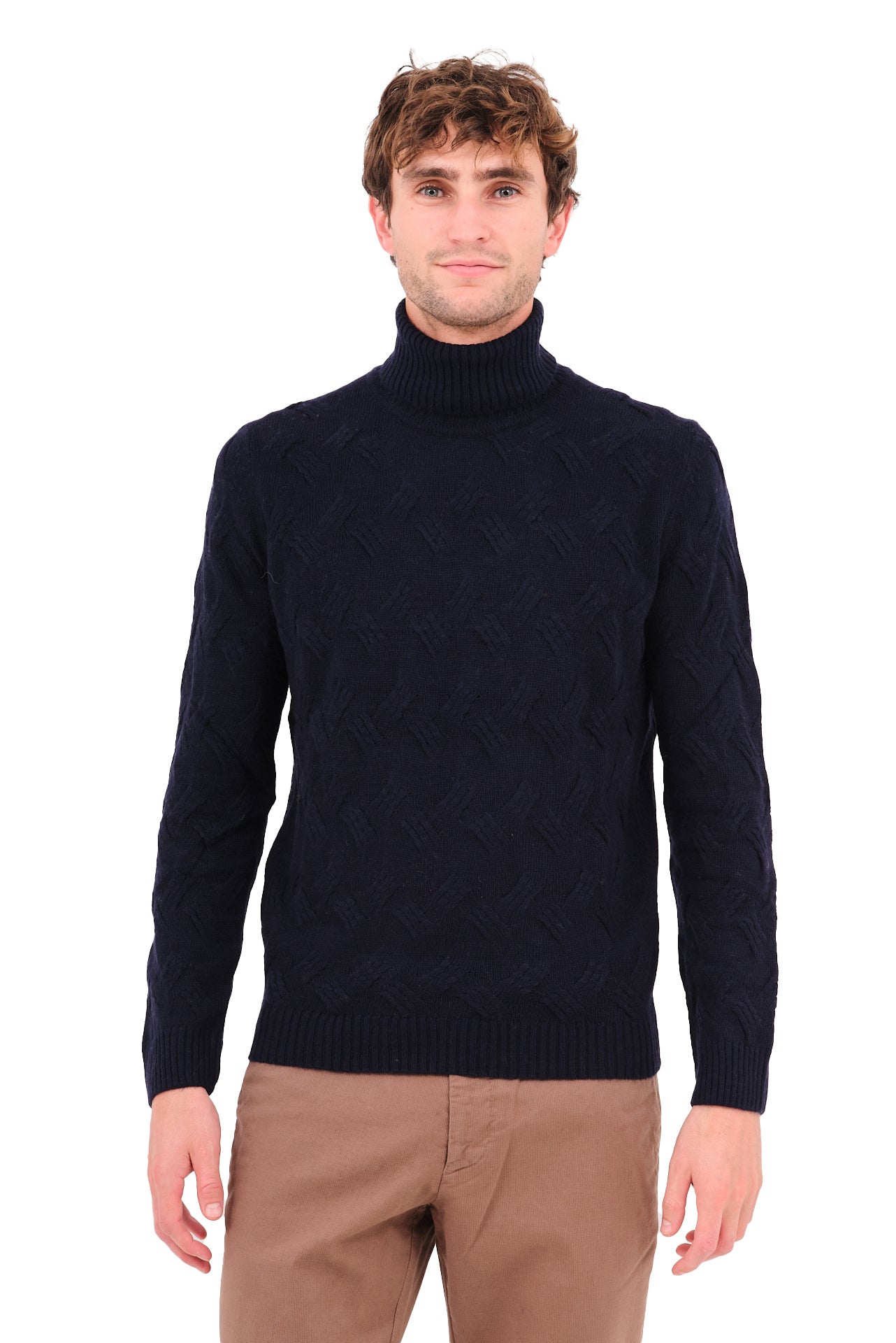 ΑΝΔΡΙΚΟ ΖΙΒΑΓΚΟ PORTOBELLO'S ΣΕ ΜΠΛΕ ΧΡΩΜΑ ΚΑΙ ΟΡΑΤΗ ΠΛΕΞΗ