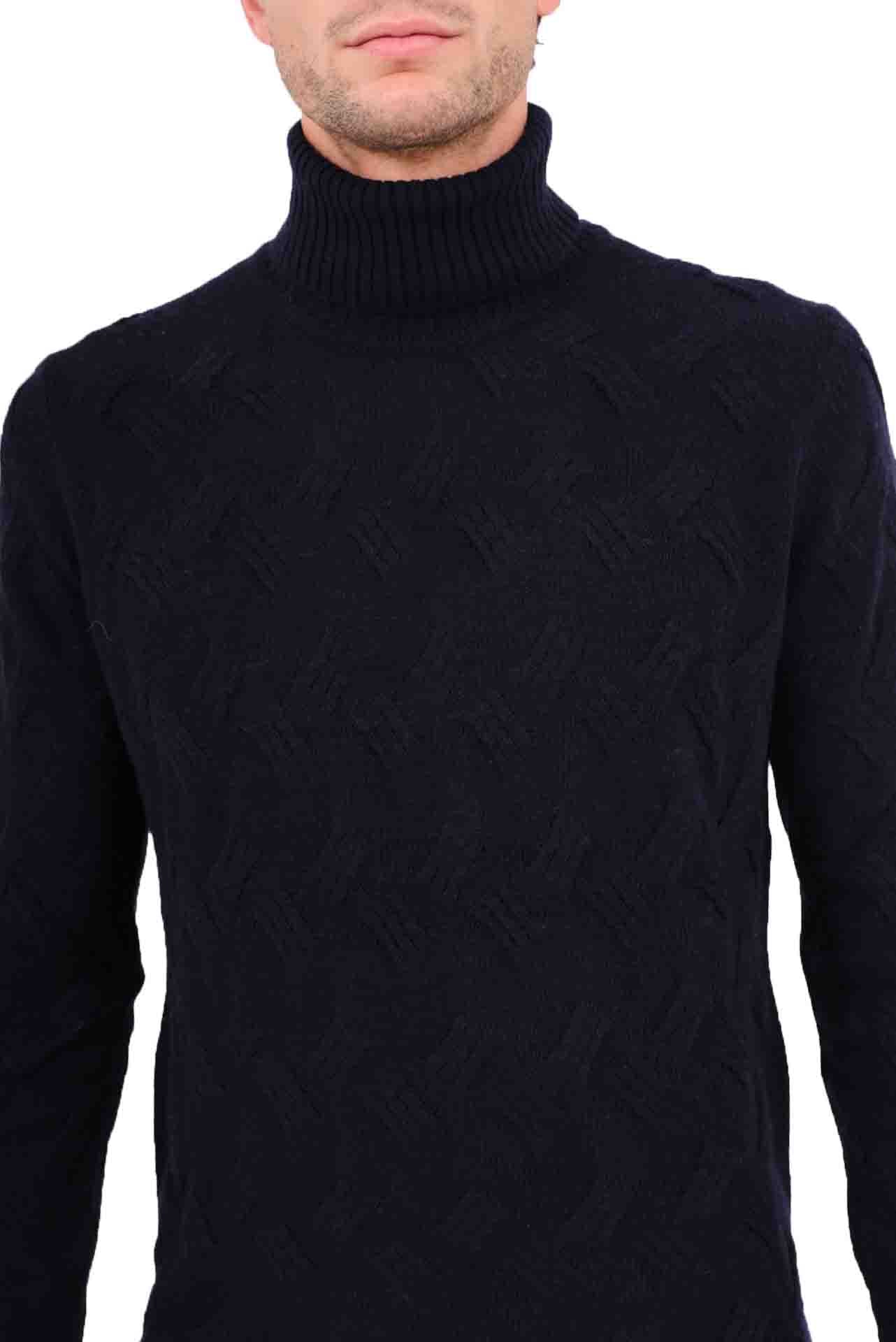 ΑΝΔΡΙΚΟ ΖΙΒΑΓΚΟ PORTOBELLO'S ΣΕ ΜΠΛΕ ΧΡΩΜΑ ΚΑΙ ΟΡΑΤΗ ΠΛΕΞΗ