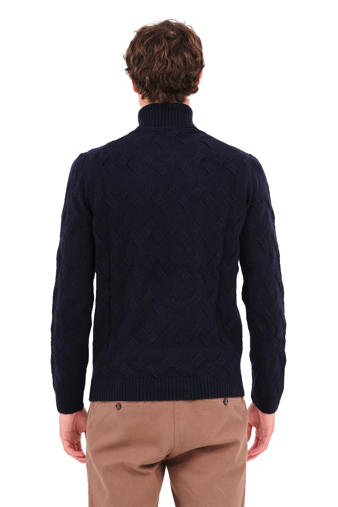 ΑΝΔΡΙΚΟ ΖΙΒΑΓΚΟ PORTOBELLO'S ΣΕ ΜΠΛΕ ΧΡΩΜΑ ΚΑΙ ΟΡΑΤΗ ΠΛΕΞΗ