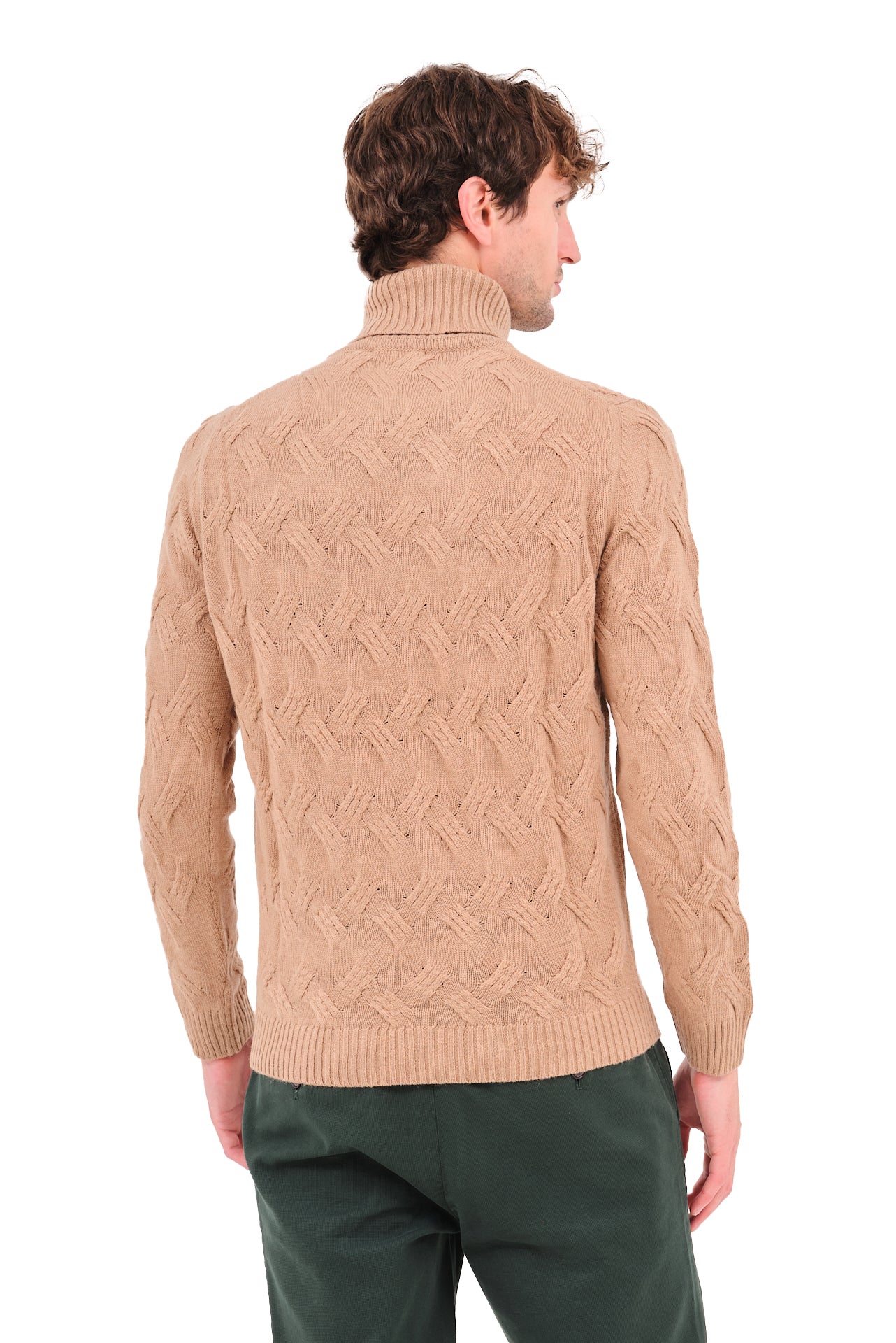 ΑΝΔΡΙΚΟ ΖΙΒΑΓΚΟ PORTOBELLO'S ΣΕ ΜΠΕΖ ΣΚΟΥΡΟ ΧΡΩΜΑ ΚΑΙ ΟΡΑΤΗ ΠΛΕΞΗ