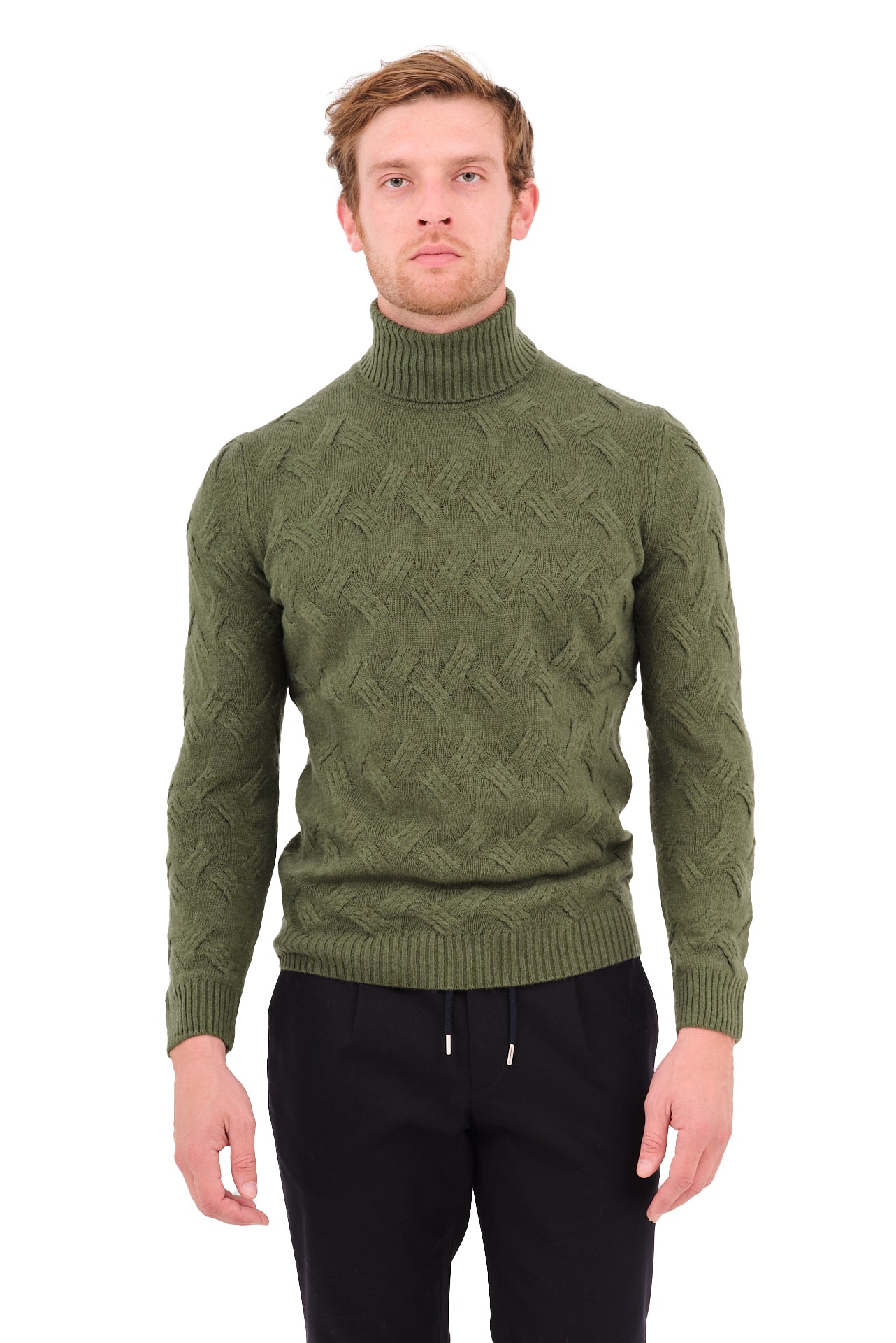 ΑΝΔΡΙΚΟ ΖΙΒΑΓΚΟ PORTOBELLO'S ΣΕ ΠΡΑΣΙΝΟ ΧΡΩΜΑ ΚΑΙ ΟΡΑΤΗ ΠΛΕΞΗ