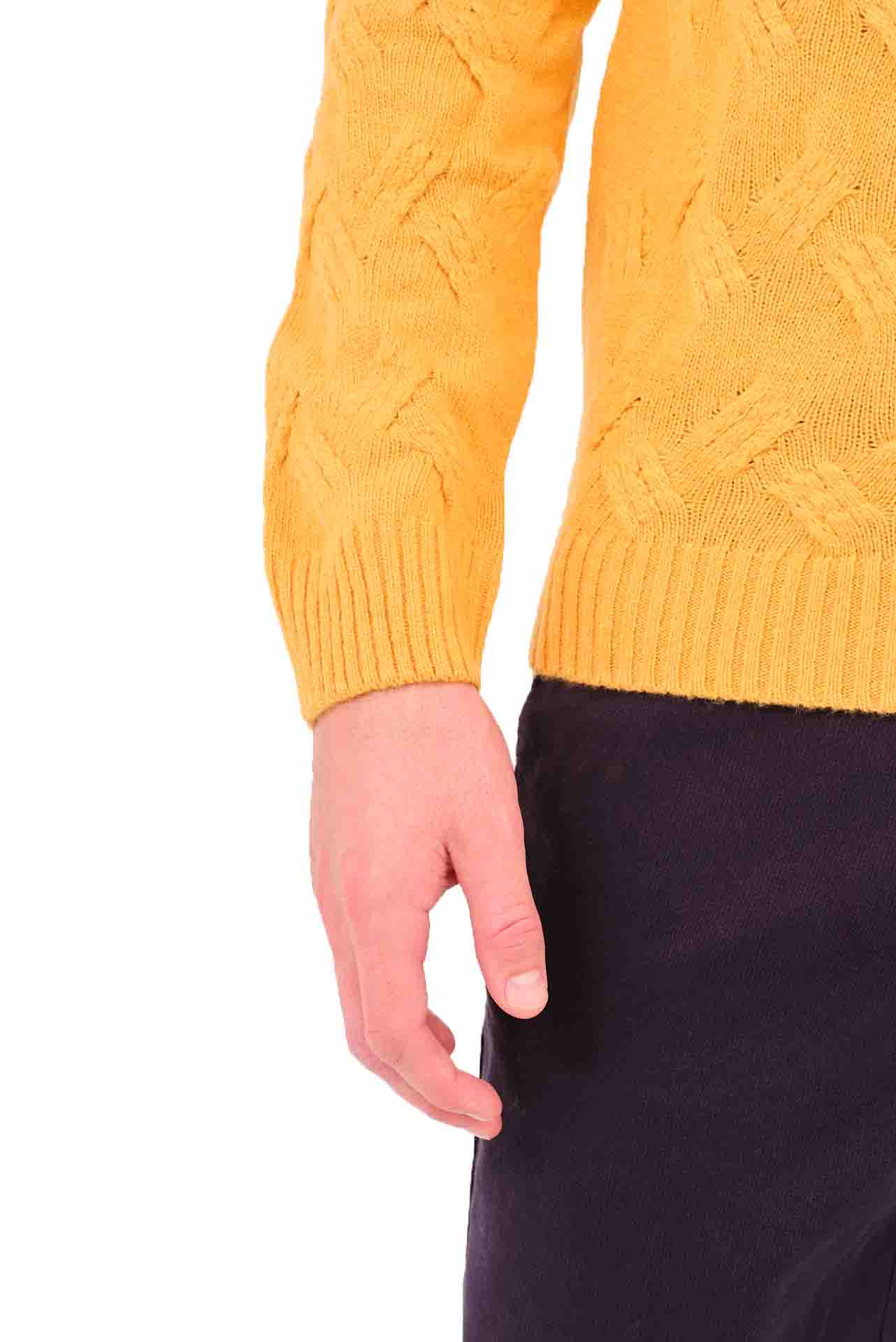 ΑΝΔΡΙΚΟ ΖΙΒΑΓΚΟ PORTOBELLO'S ΣΕ ΜΟΥΣΤΑΡΔΙ ΧΡΩΜΑ ΚΑΙ ΟΡΑΤΗ ΠΛΕΞΗ