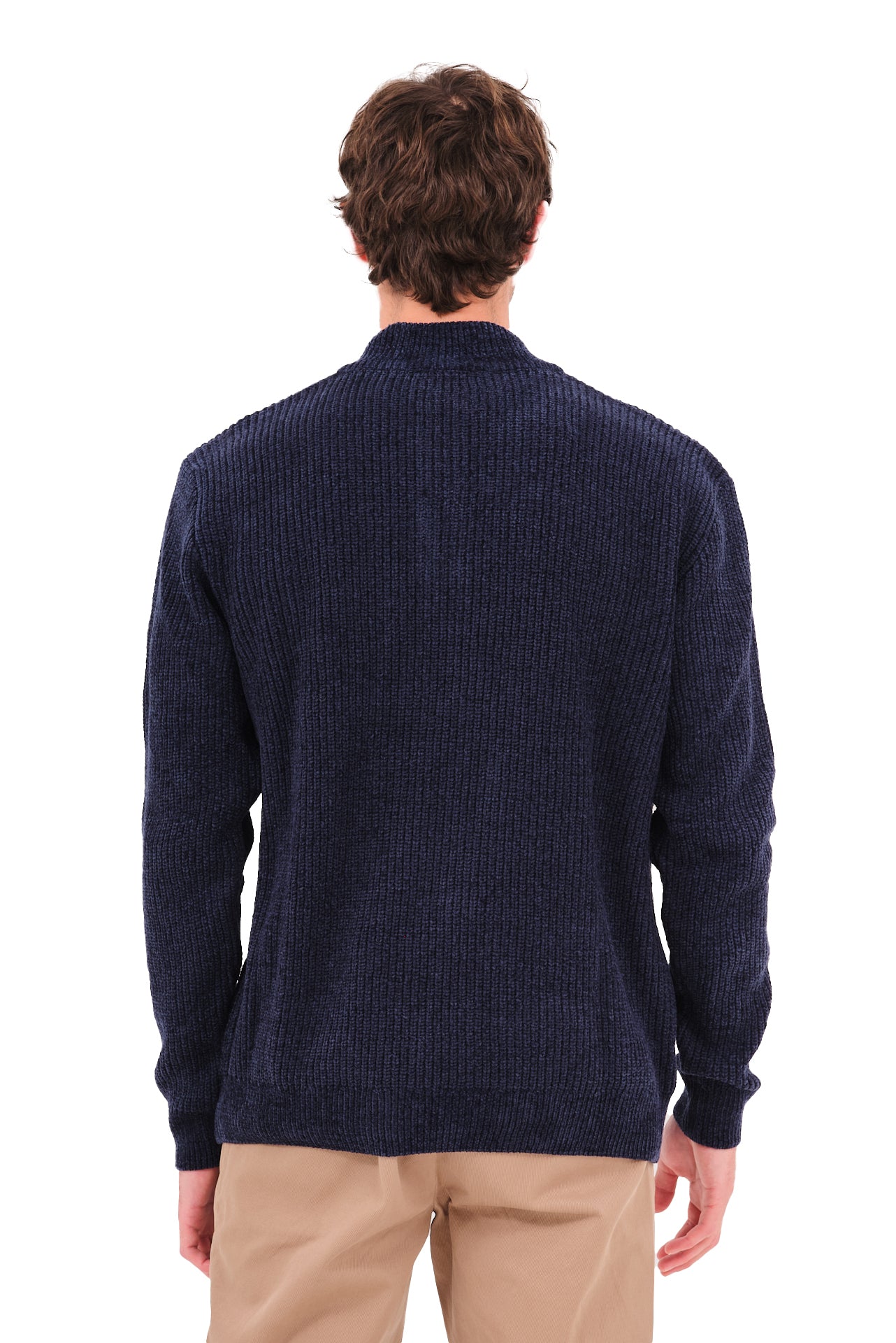 ΑΝΔΡΙΚΟ ΜΠΛΕ ΠΟΥΛΟΒΕΡ ΜΕΛΑΝΖΕ PORTOBELLO'S ΜΕ ΚΟΥΜΠΙΑ