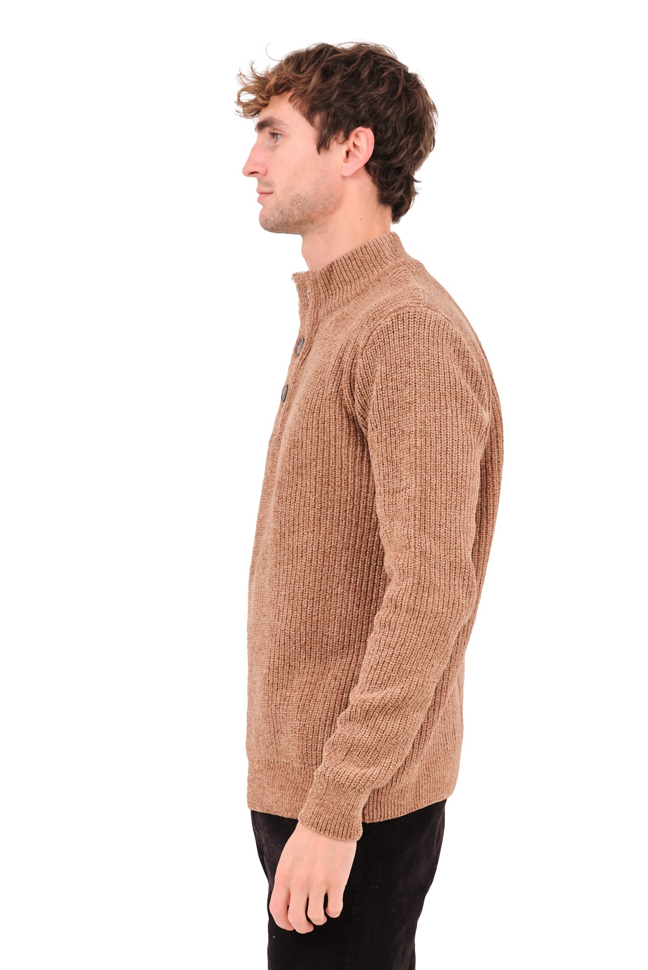 ΑΝΔΡΙΚΟ ΜΠΕΖ ΣΚΟΥΡΟ ΠΟΥΛΟΒΕΡ ΜΕΛΑΝΖΕ PORTOBELLO'S ΜΕ ΚΟΥΜΠΙΑ