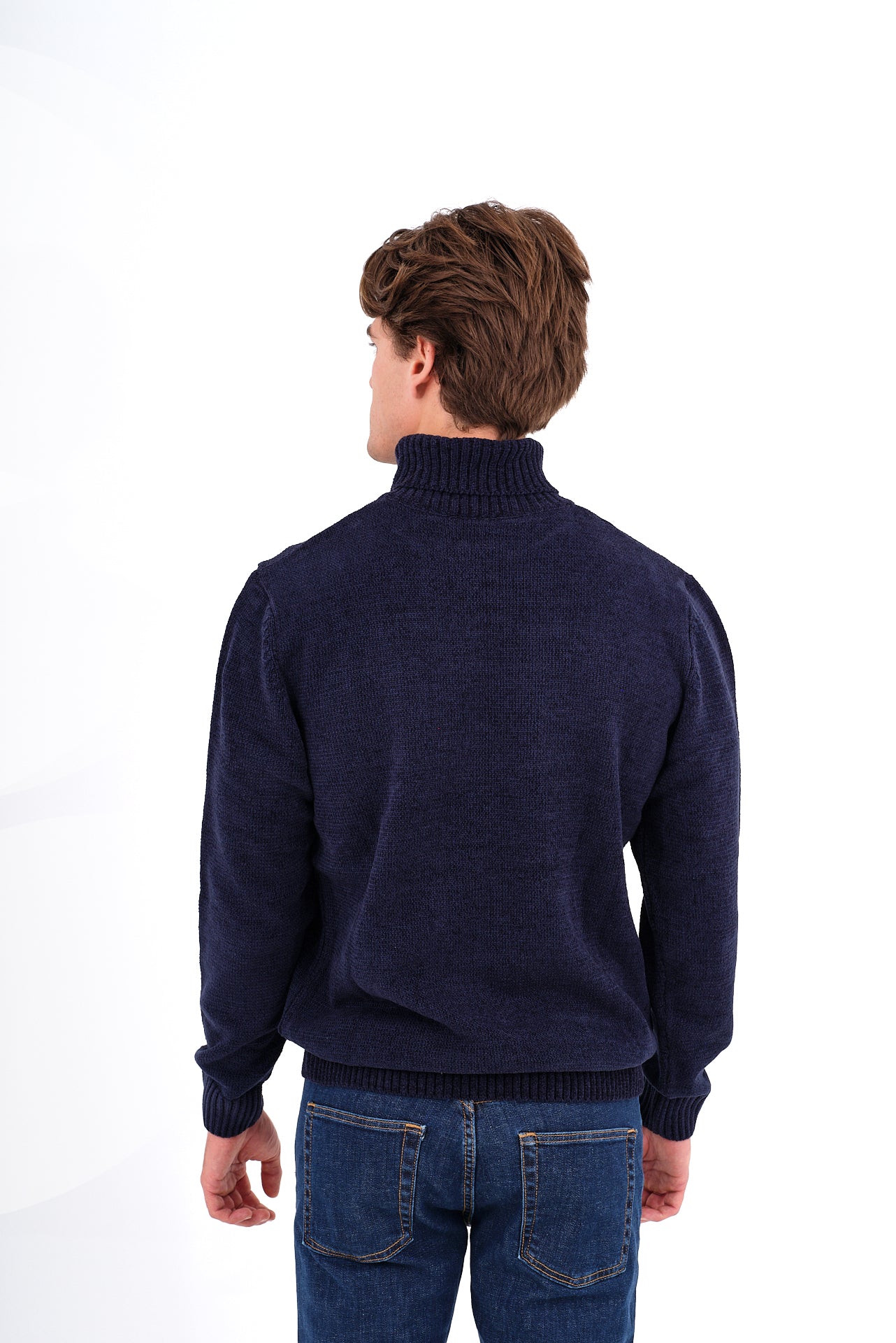 ΑΝΔΡΙΚΟ ΖΙΒΑΓΚΟ PORTOBELLO'S ΜΕ ΧΟΝΤΡΗ ΠΛΕΞΗ ΣΕ ΜΠΛΕ ΧΡΩΜΑ