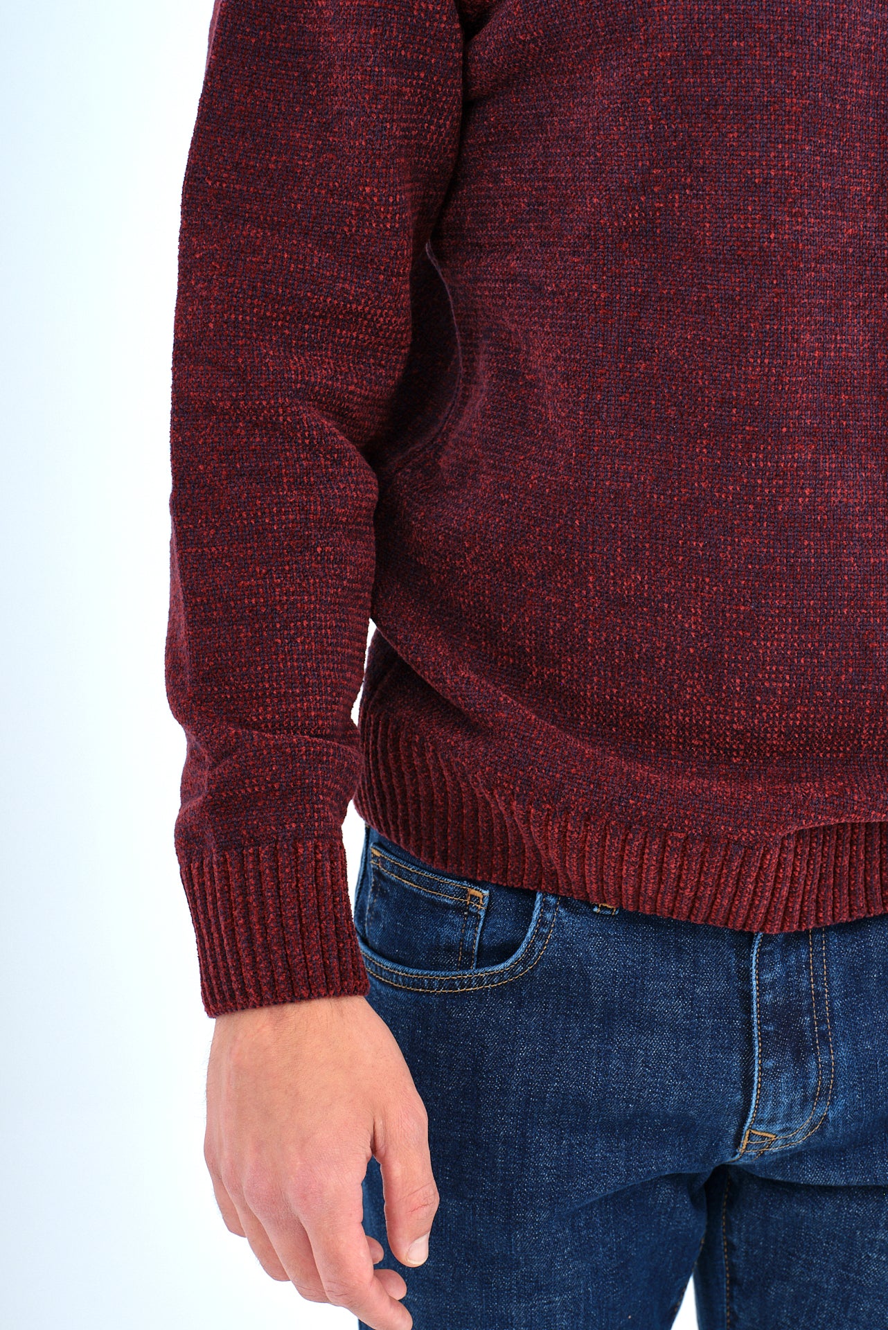 ΑΝΔΡΙΚΟ ΖΙΒΑΓΚΟ PORTOBELLO'S ΜΕ ΧΟΝΤΡΗ ΠΛΕΞΗ ΣΕ ΜΠΟΡΝΤΟ ΧΡΩΜΑ