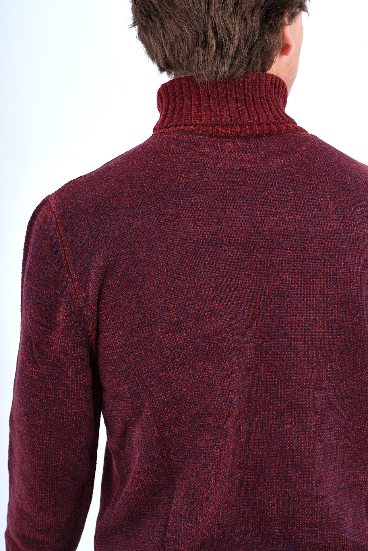 ΑΝΔΡΙΚΟ ΖΙΒΑΓΚΟ PORTOBELLO'S ΜΕ ΧΟΝΤΡΗ ΠΛΕΞΗ ΣΕ ΜΠΟΡΝΤΟ ΧΡΩΜΑ