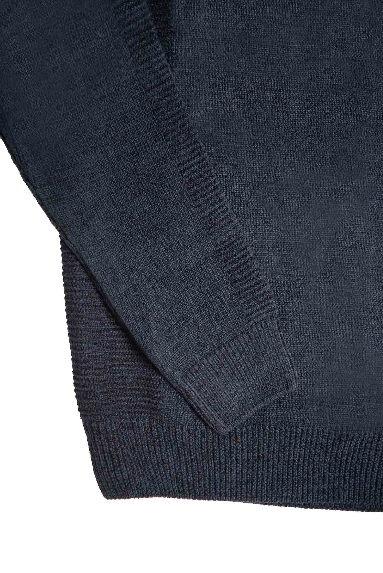 ΑΝΔΡΙΚΟ ROUND NECK ΠΟΥΛΟΒΕΡ ΜΠΛΕ PORTOBELLO'S ΜΕ ΜΙΚΡΟΣΧΕΔΙΟ