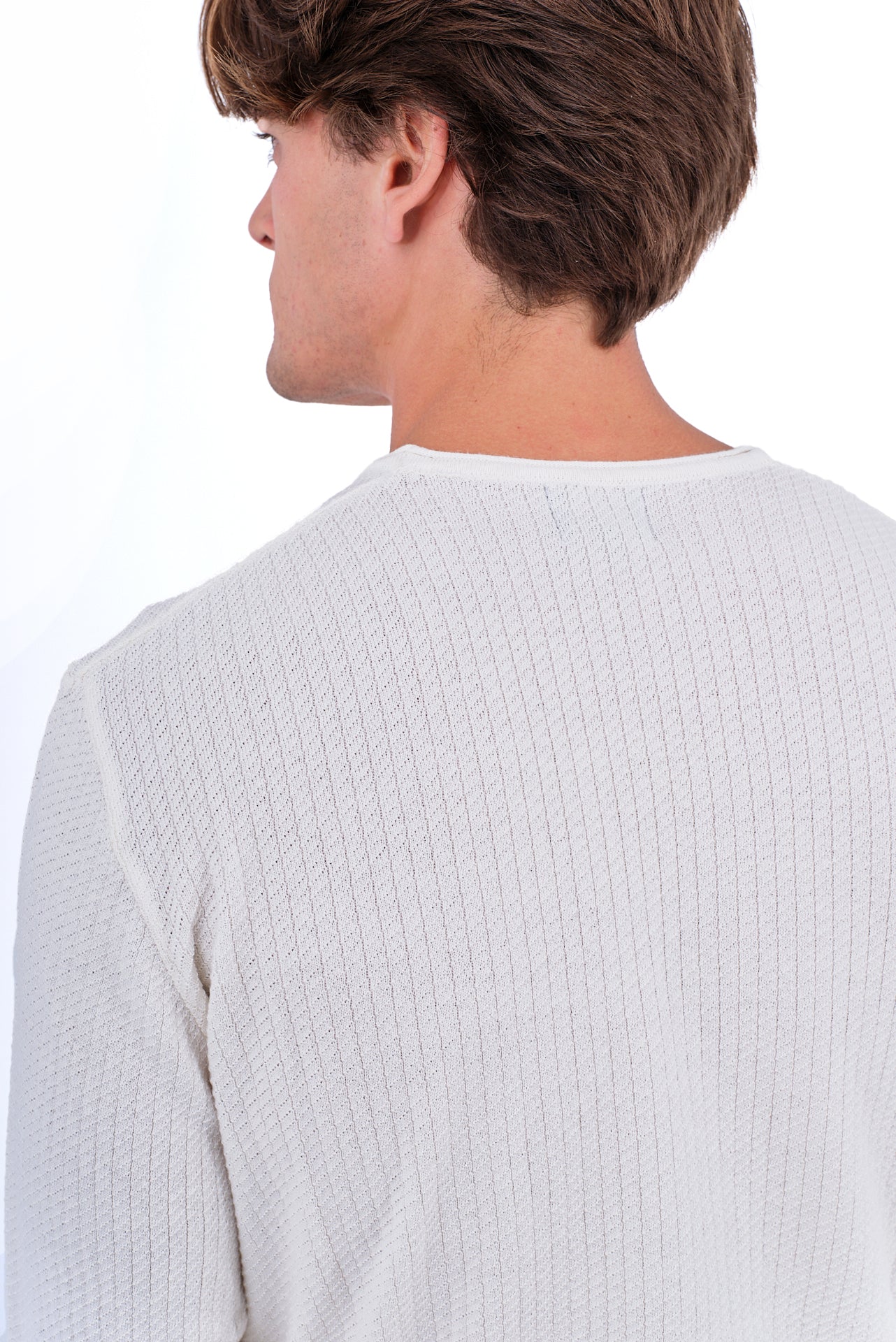 ΑΝΔΡΙΚΟ ΠΟΥΛΟΒΕΡ ΜΕ ΛΑΙΜΟΚΟΨΗ LES GENT'S ΣΕ ΕΚΡΟΥ ΧΡΩΜΑ