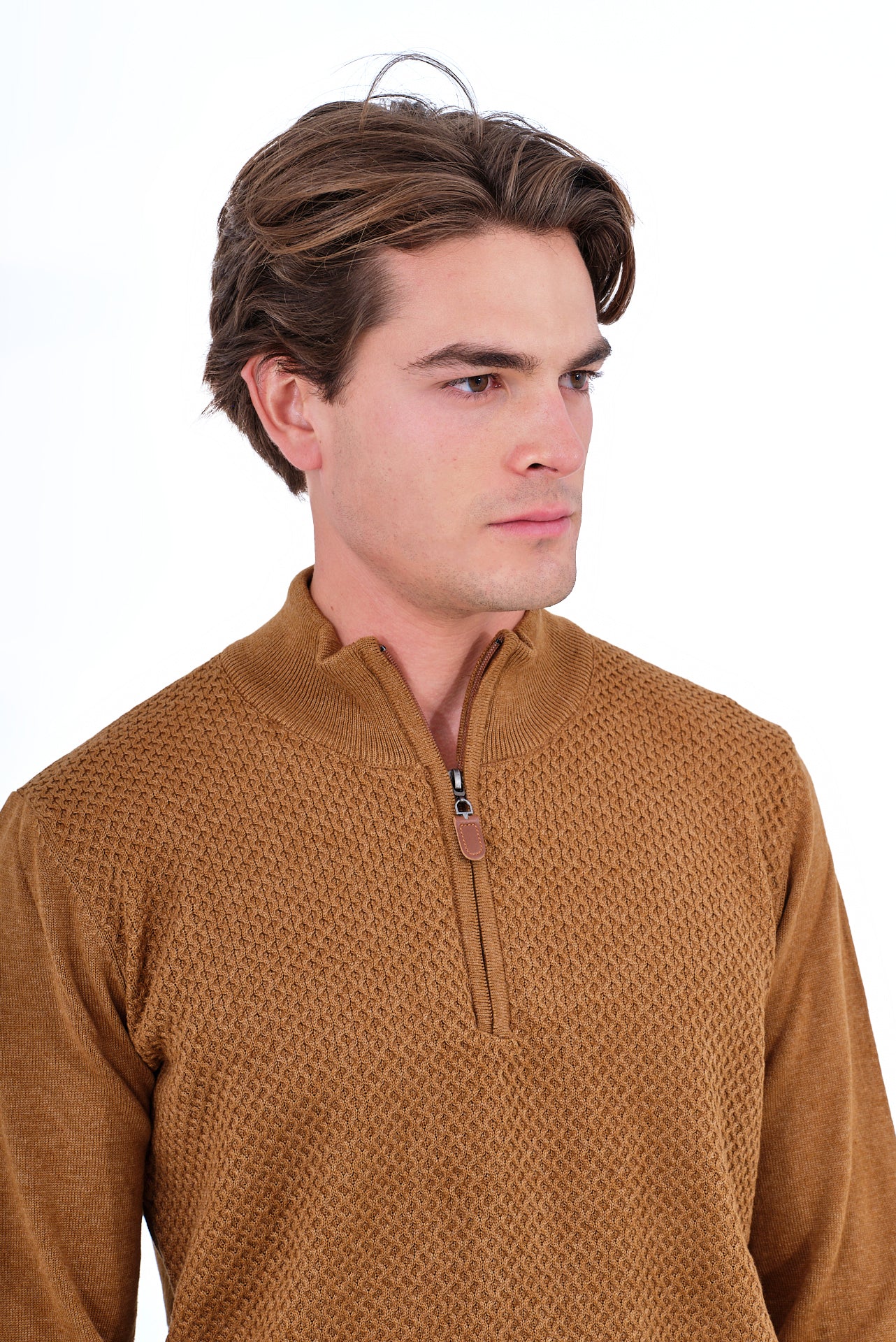 ΑΝΔΡΙΚΟ LUPETTO ZIP LES GENT'S ΣΕ ΚΑΜΗΛΟ ΧΡΩΜΑ ΜΕ ΟΡΑΤΗ ΠΛΕΞΗ