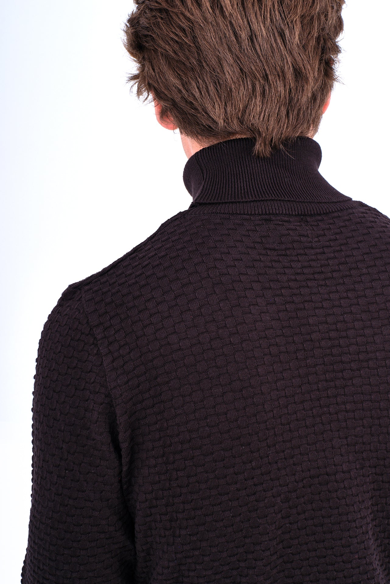 ΑΝΔΡΙΚΟ ΖΙΒΑΓΚΟ LES GENT'S ΣΕ ΜΑΥΡΟ ΧΡΩΜΑ ΜΕ ΟΡΑΤΗ ΠΛΕΞΗ