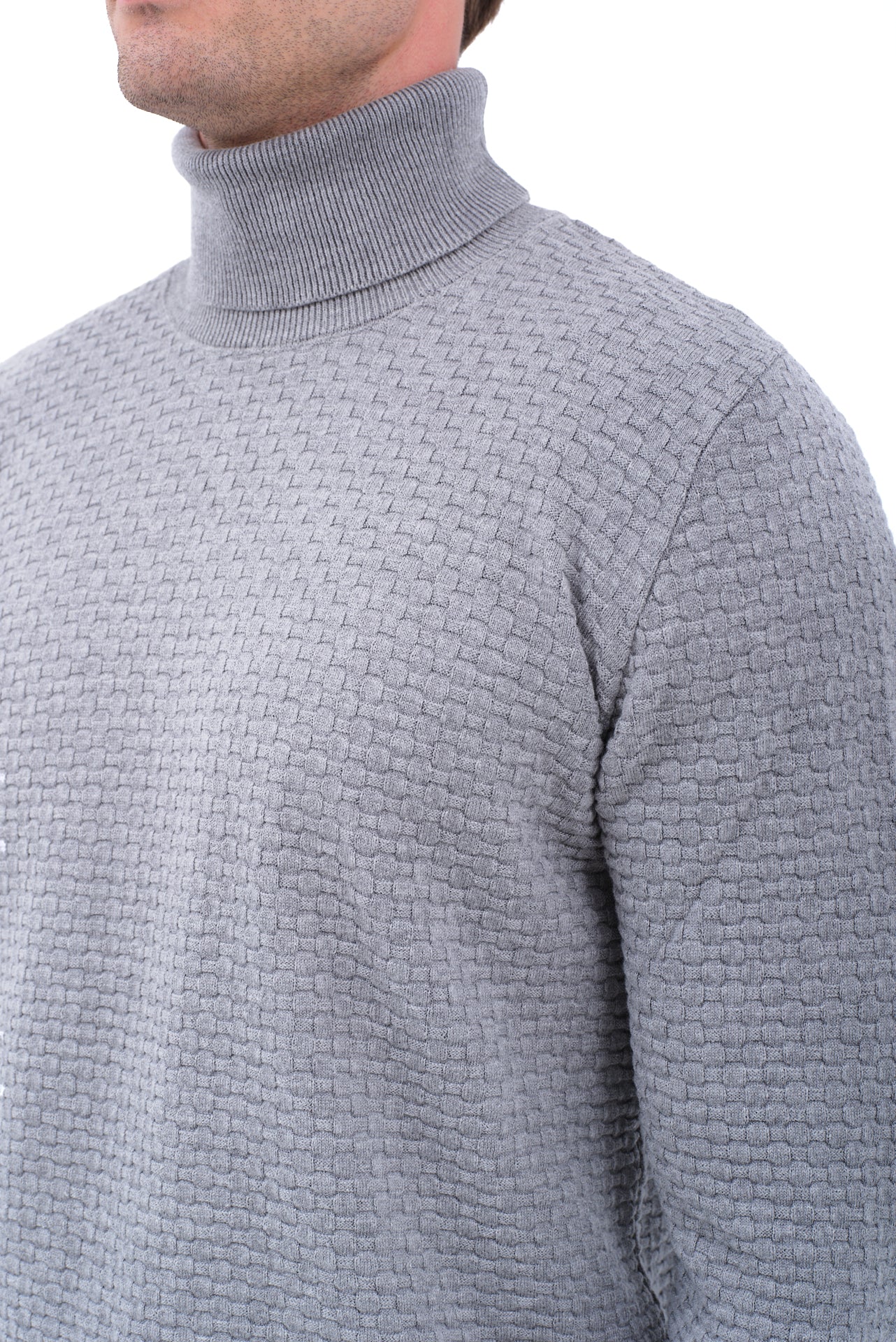 ΑΝΔΡΙΚΟ ΖΙΒΑΓΚΟ LES GENT'S ΣΕ ΓΚΡΙ ΑΝΟΙΧΤΟ ΧΡΩΜΑ ΜΕ ΟΡΑΤΗ ΠΛΕΞΗ