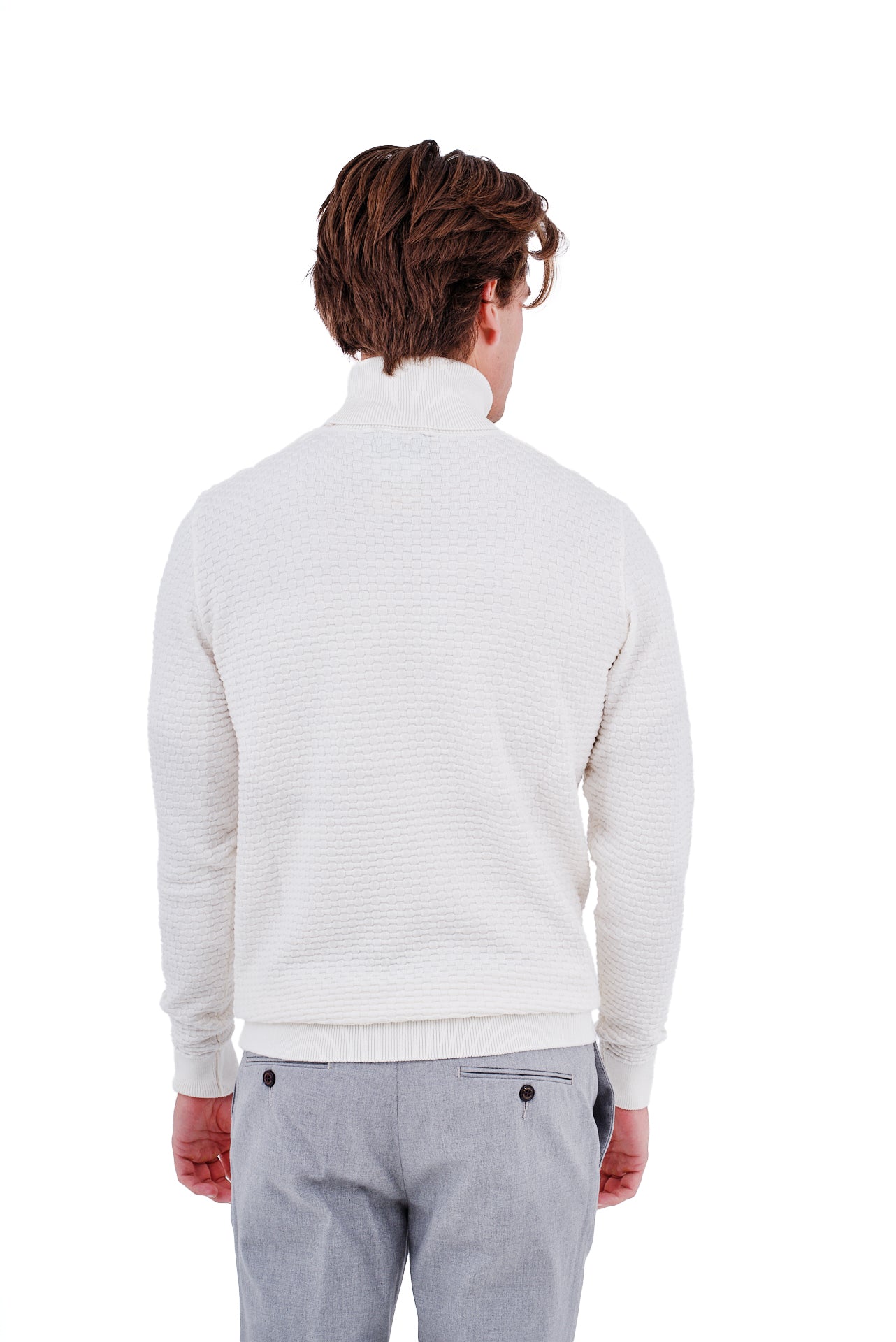 ΑΝΔΡΙΚΟ ΖΙΒΑΓΚΟ LES GENT'S ΣΕ ΕΚΡΟΥ ΧΡΩΜΑ ΜΕ ΟΡΑΤΗ ΠΛΕΞΗ