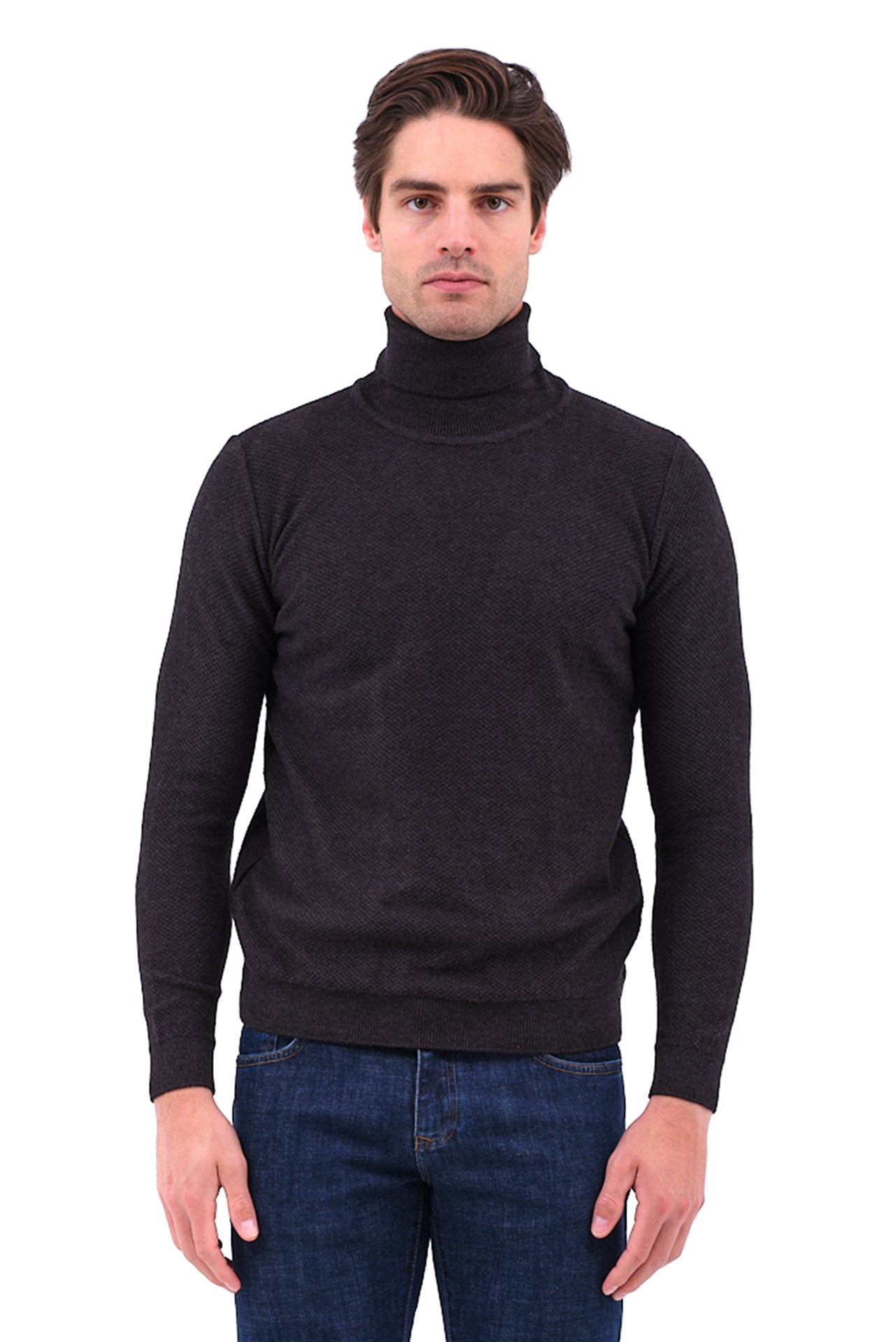 ΑΝΔΡΙΚΟ ΖΙΒΑΓΚΟ LES GENT'S ΣΕ ΓΚΡΙ ΧΡΩΜΑ ΤΟΥ ΓΡΑΦΙΤΗ ΜΕ ΜΙΚΡΟΣΧΕΔΙΟ ΣΤΗΝ ΠΛΕΞΗ