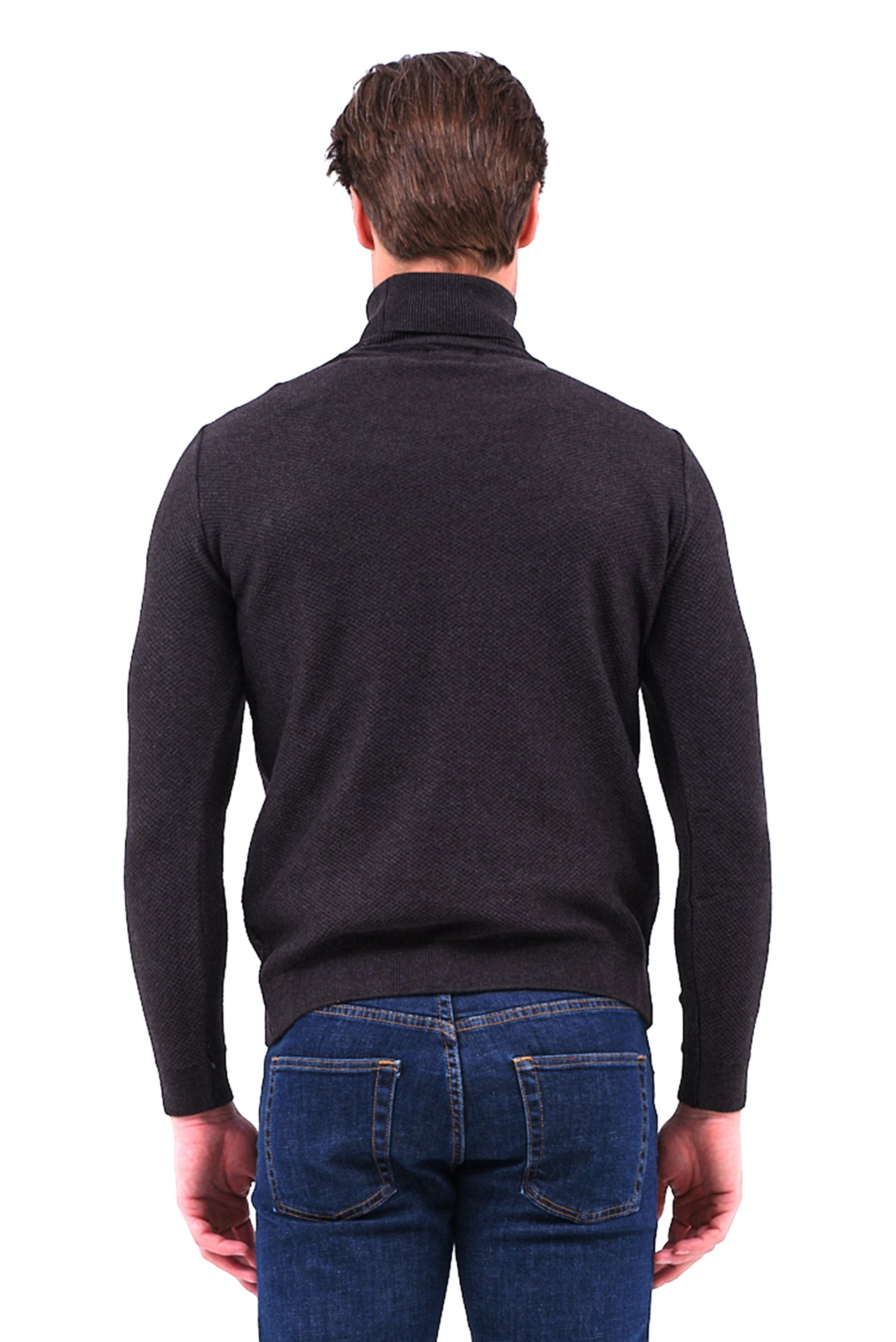 ΑΝΔΡΙΚΟ ΖΙΒΑΓΚΟ LES GENT'S ΣΕ ΓΚΡΙ ΧΡΩΜΑ ΤΟΥ ΓΡΑΦΙΤΗ ΜΕ ΜΙΚΡΟΣΧΕΔΙΟ ΣΤΗΝ ΠΛΕΞΗ