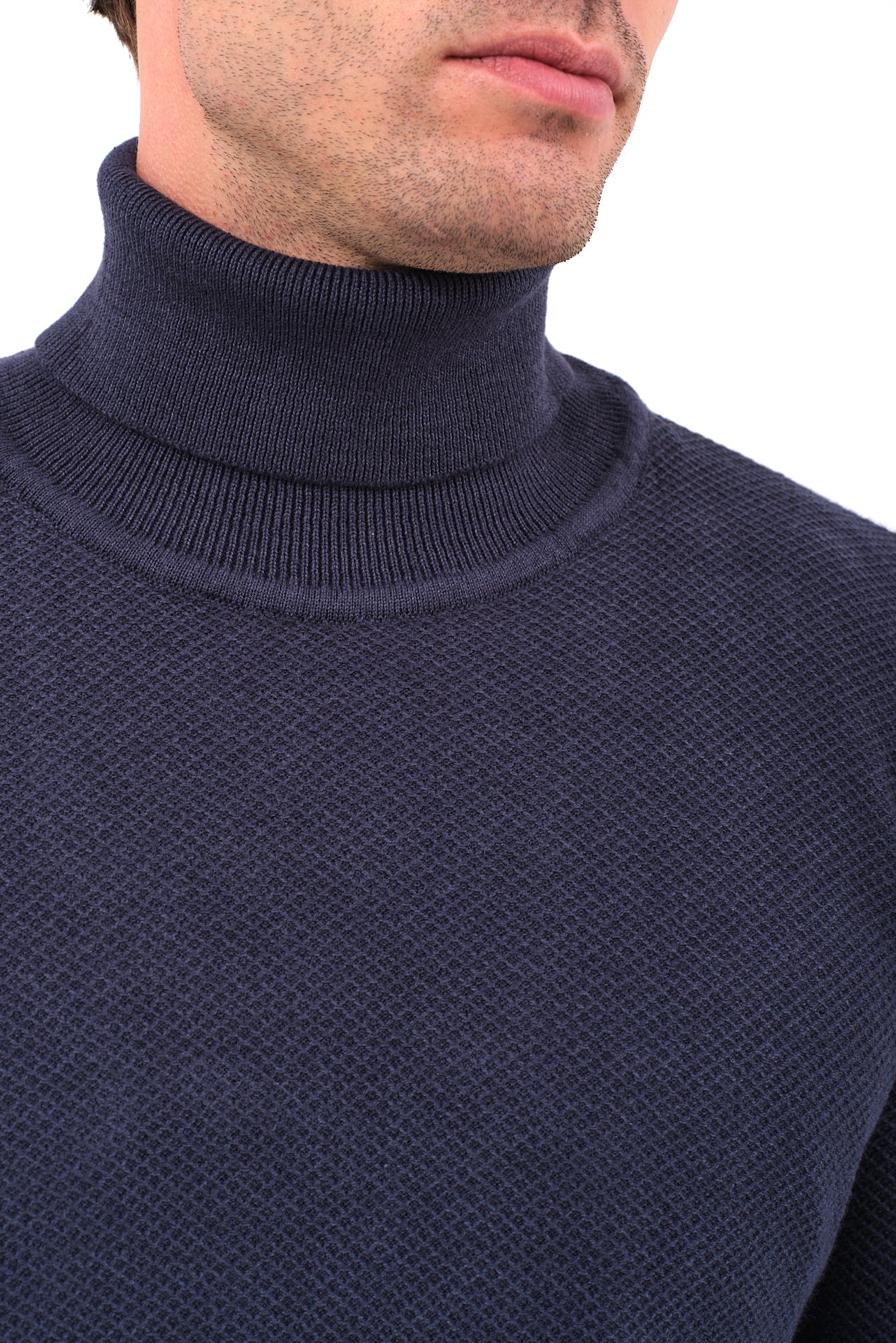 ΑΝΔΡΙΚΟ ΖΙΒΑΓΚΟ LES GENT'S ΣΕ ΜΠΛΕ ΧΡΩΜΑ ΜΕ ΜΙΚΡΟΣΧΕΔΙΟ ΣΤΗΝ ΠΛΕΞΗ