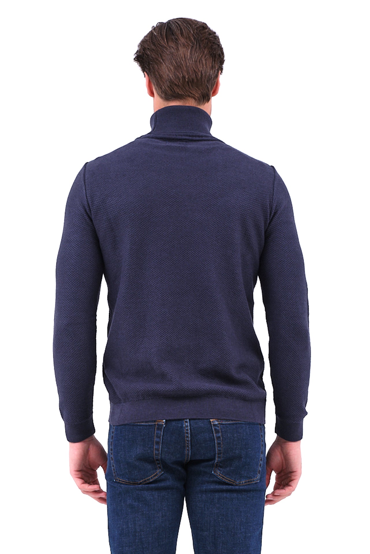 ΑΝΔΡΙΚΟ ΖΙΒΑΓΚΟ LES GENT'S ΣΕ ΜΠΛΕ ΧΡΩΜΑ ΜΕ ΜΙΚΡΟΣΧΕΔΙΟ ΣΤΗΝ ΠΛΕΞΗ