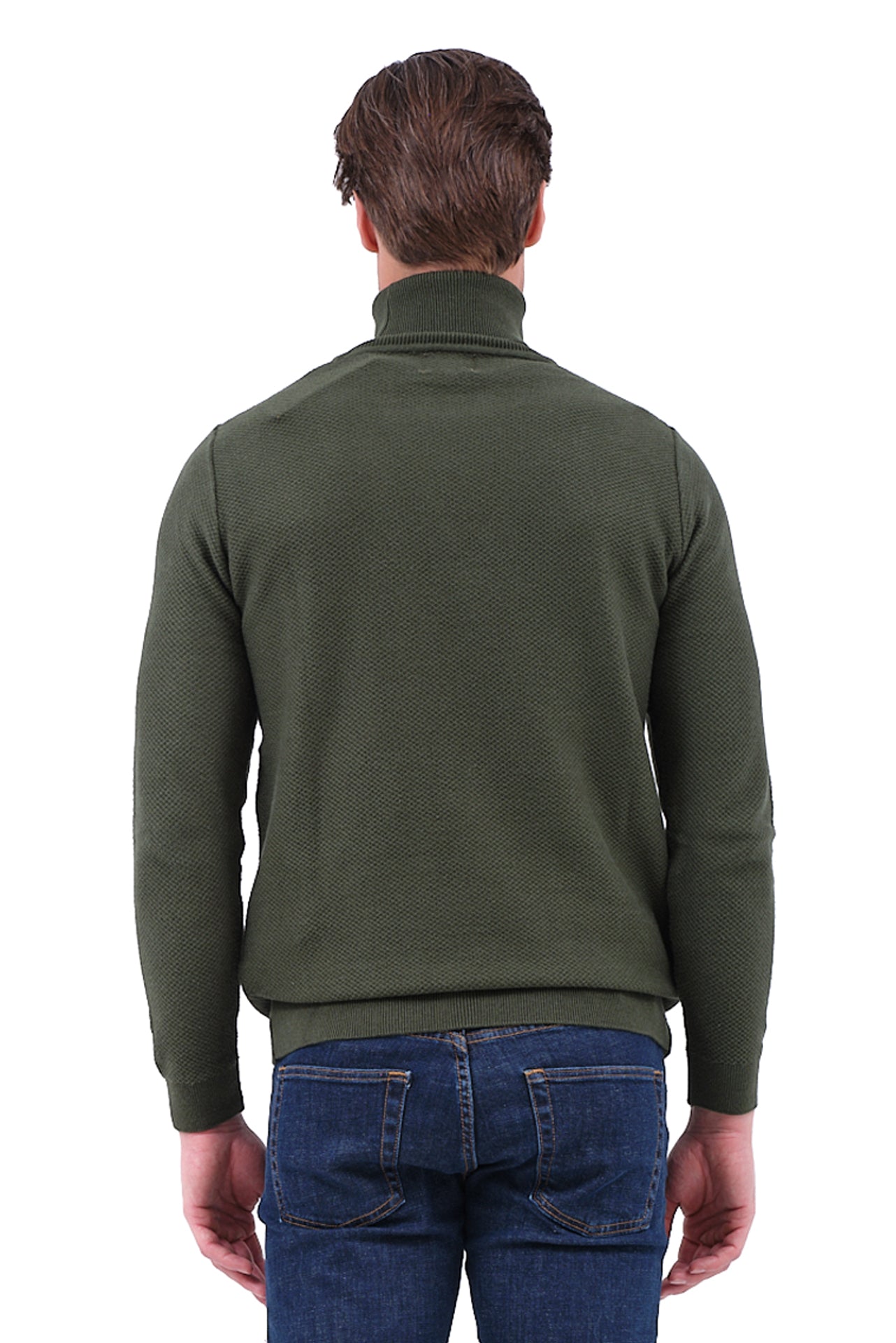 ΑΝΔΡΙΚΟ ΖΙΒΑΓΚΟ LES GENT'S ΣΕ ΠΡΑΣΙΝΟ ΧΡΩΜΑ ΜΕ ΜΙΚΡΟΣΧΕΔΙΟ ΣΤΗΝ ΠΛΕΞΗ