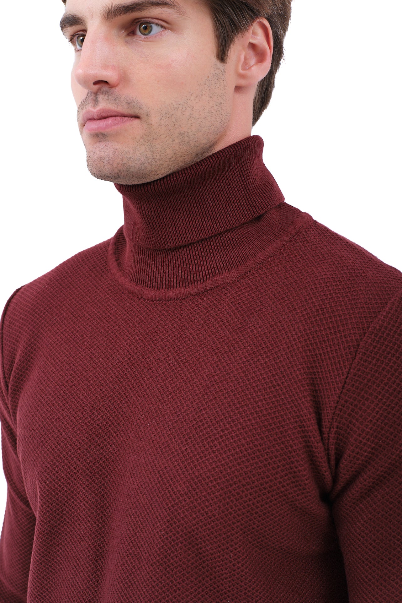 ΑΝΔΡΙΚΟ ΖΙΒΑΓΚΟ LES GENT'S ΣΕ ΜΠΟΡΝΤΟ ΧΡΩΜΑ ΜΕ ΜΙΚΡΟΣΧΕΔΙΟ ΣΤΗΝ ΠΛΕΞΗ