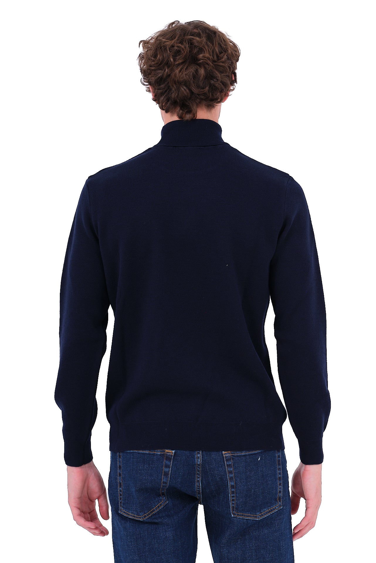 ΑΝΔΡΙΚΟ ΖΙΒΑΓΚΟ PORTOBELLO'S ΣΕ ΜΠΛΕ ΧΡΩΜΑ ΚΑΙ ΚΑΦΕ ΣΧΕΔΙΟ