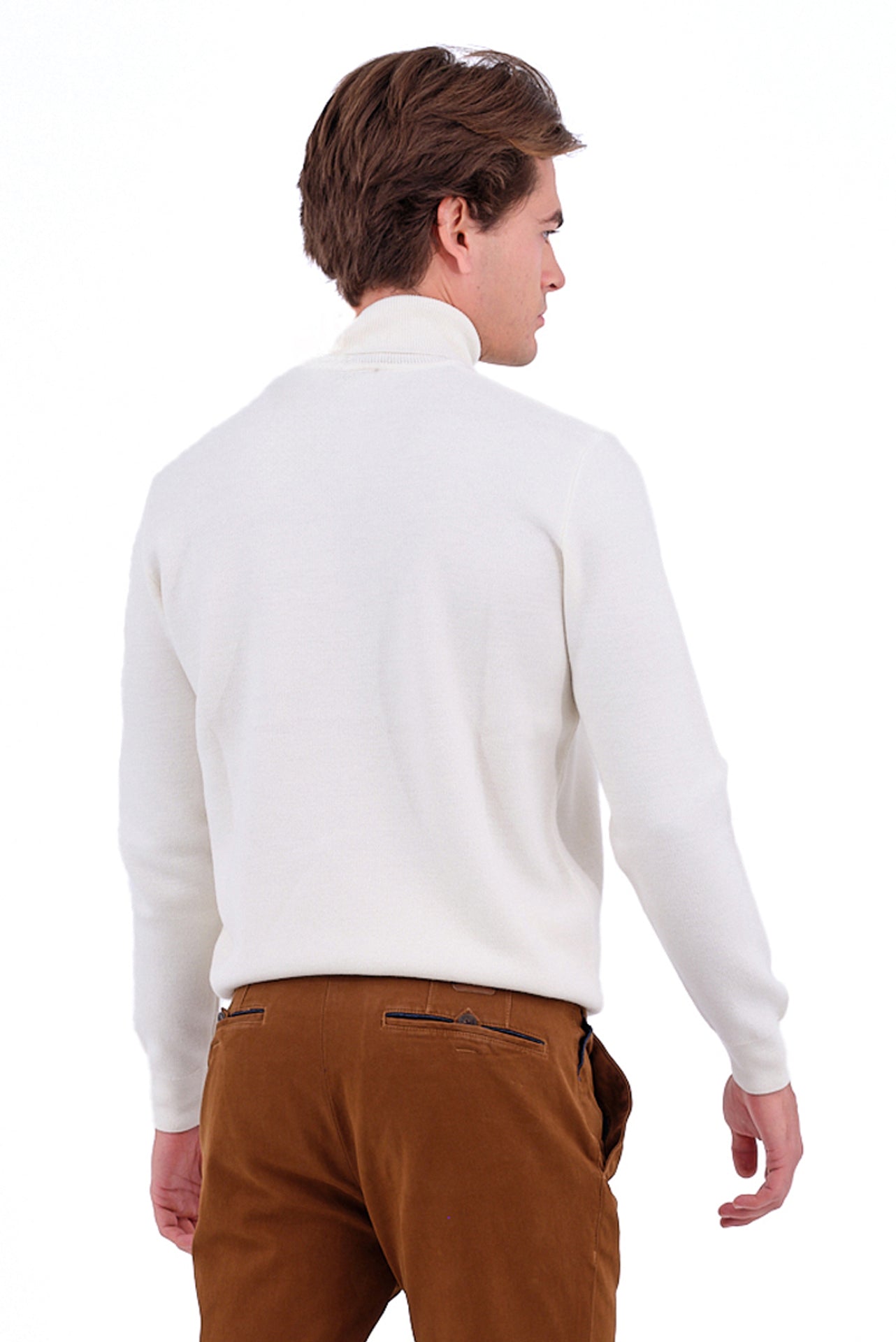 ΑΝΔΡΙΚΟ ΖΙΒΑΓΚΟ PORTOBELLO'S ΣΕ ΕΚΡΟΥ ΧΡΩΜΑ ΚΑΙ ΚΑΦΕ ΣΧΕΔΙΟ