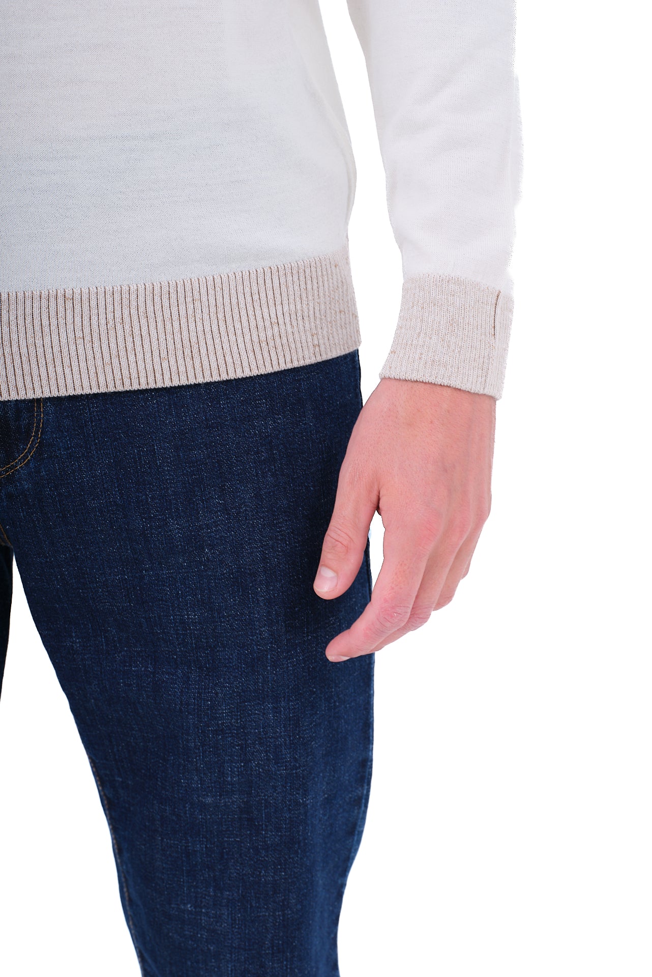 ΑΝΔΡΙΚΟ ΕΚΡΟΥ ΖΙΒΑΓΚΟ PORTOBELLO'S ΜΕ ΜΠΕΖ ΛΕΠΤΟΜΕΡΕΙΕΣ