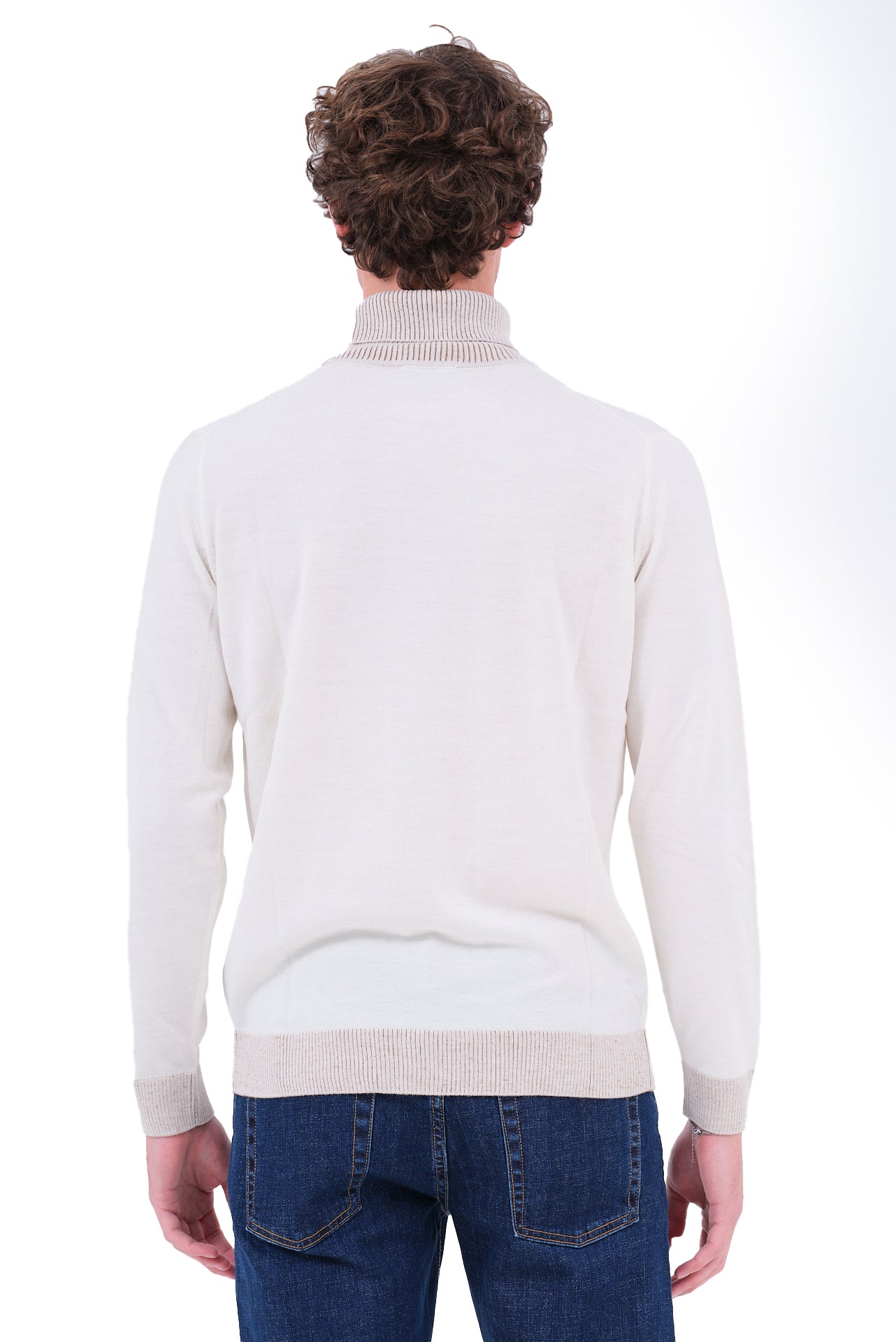 ΑΝΔΡΙΚΟ ΕΚΡΟΥ ΖΙΒΑΓΚΟ PORTOBELLO'S ΜΕ ΜΠΕΖ ΛΕΠΤΟΜΕΡΕΙΕΣ