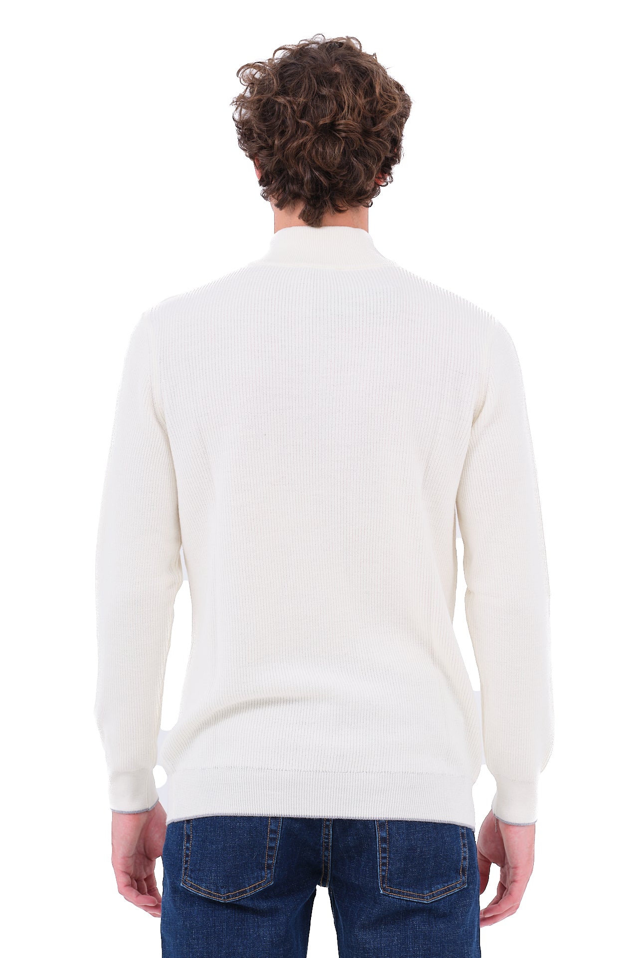 ΑΝΔΡΙΚΟ ΕΚΡΟΥ LUPETTO ZIP PORTOBELLO'S ΜΕ ΚΡΥΦΟ ΦΕΡΜΟΥΑΡ