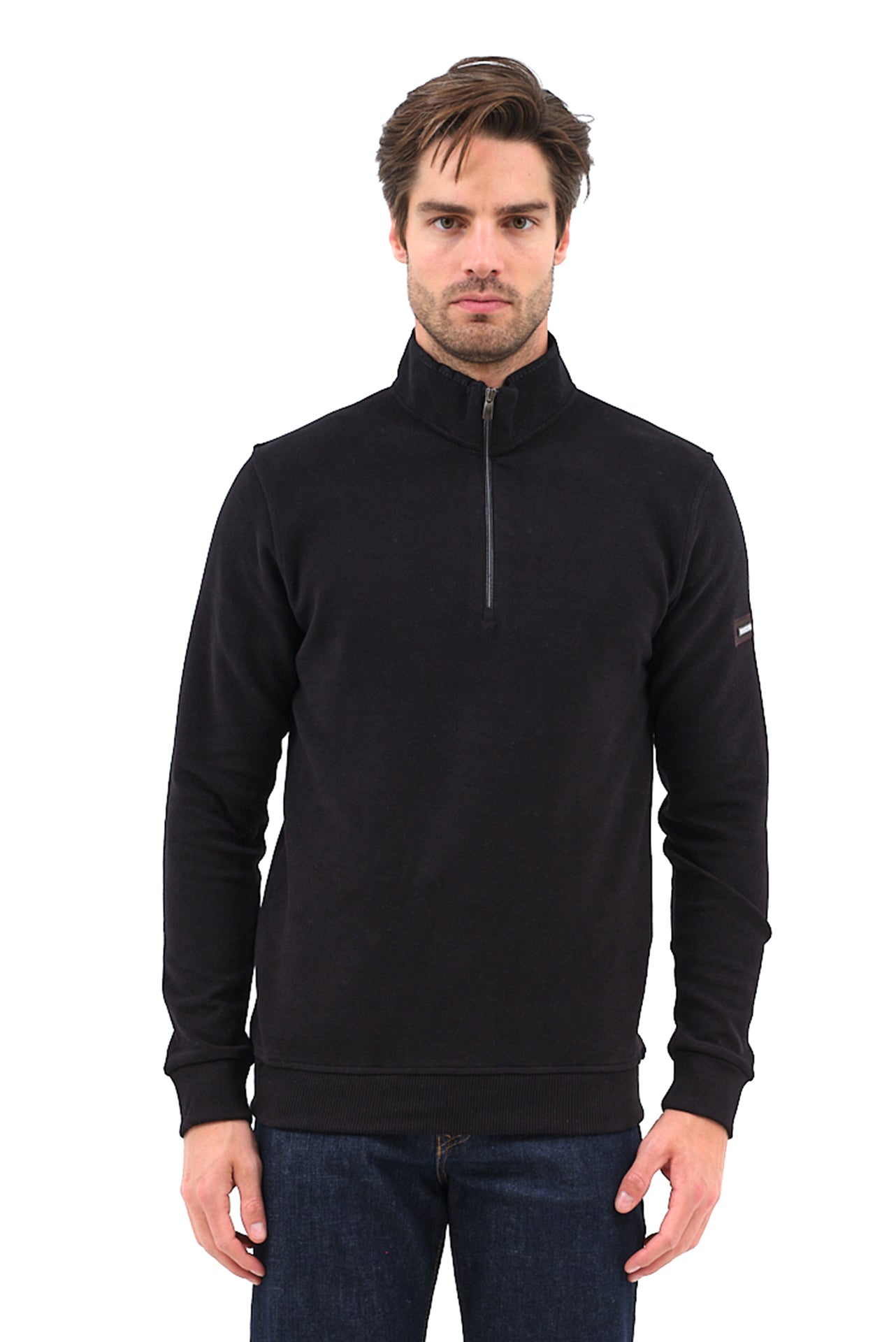 ΑΝΔΡΙΚΟ ΜΑΥΡΟ LUPETTO ZIP PORTOBELLO'S