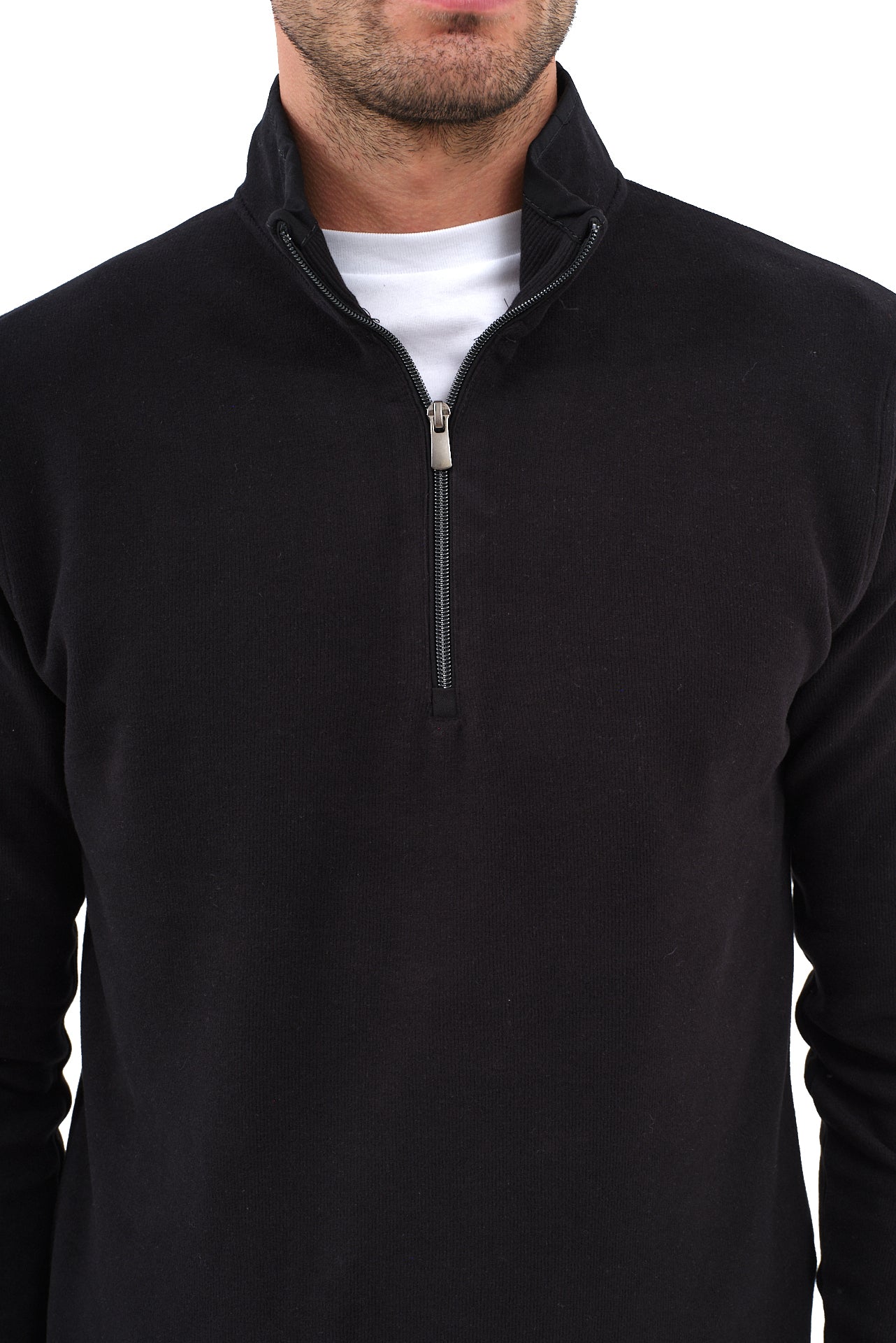 ΑΝΔΡΙΚΟ ΜΑΥΡΟ LUPETTO ZIP PORTOBELLO'S