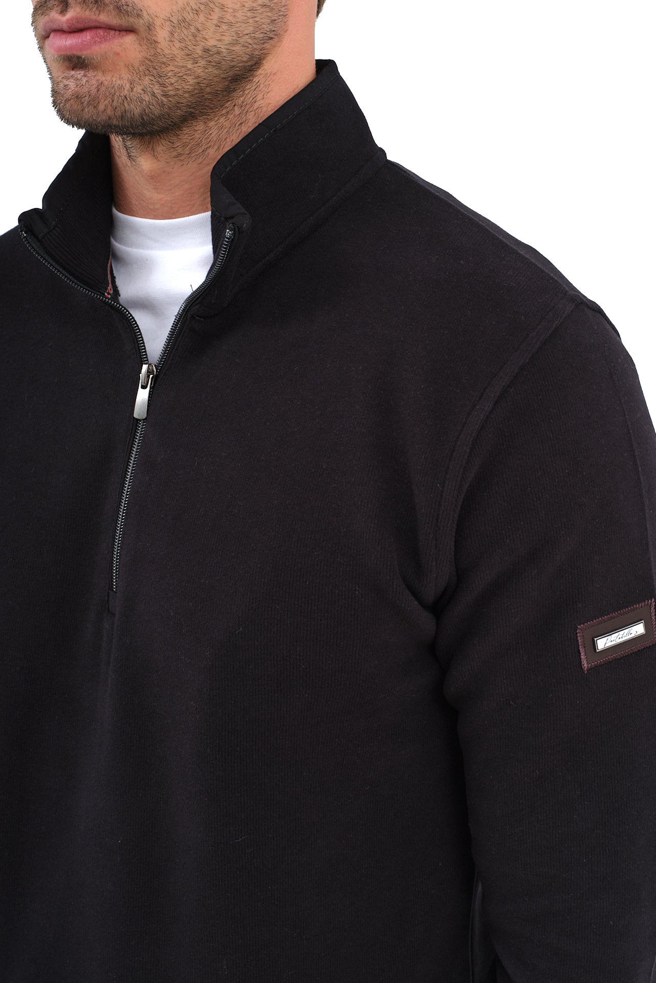 ΑΝΔΡΙΚΟ ΜΑΥΡΟ LUPETTO ZIP PORTOBELLO'S