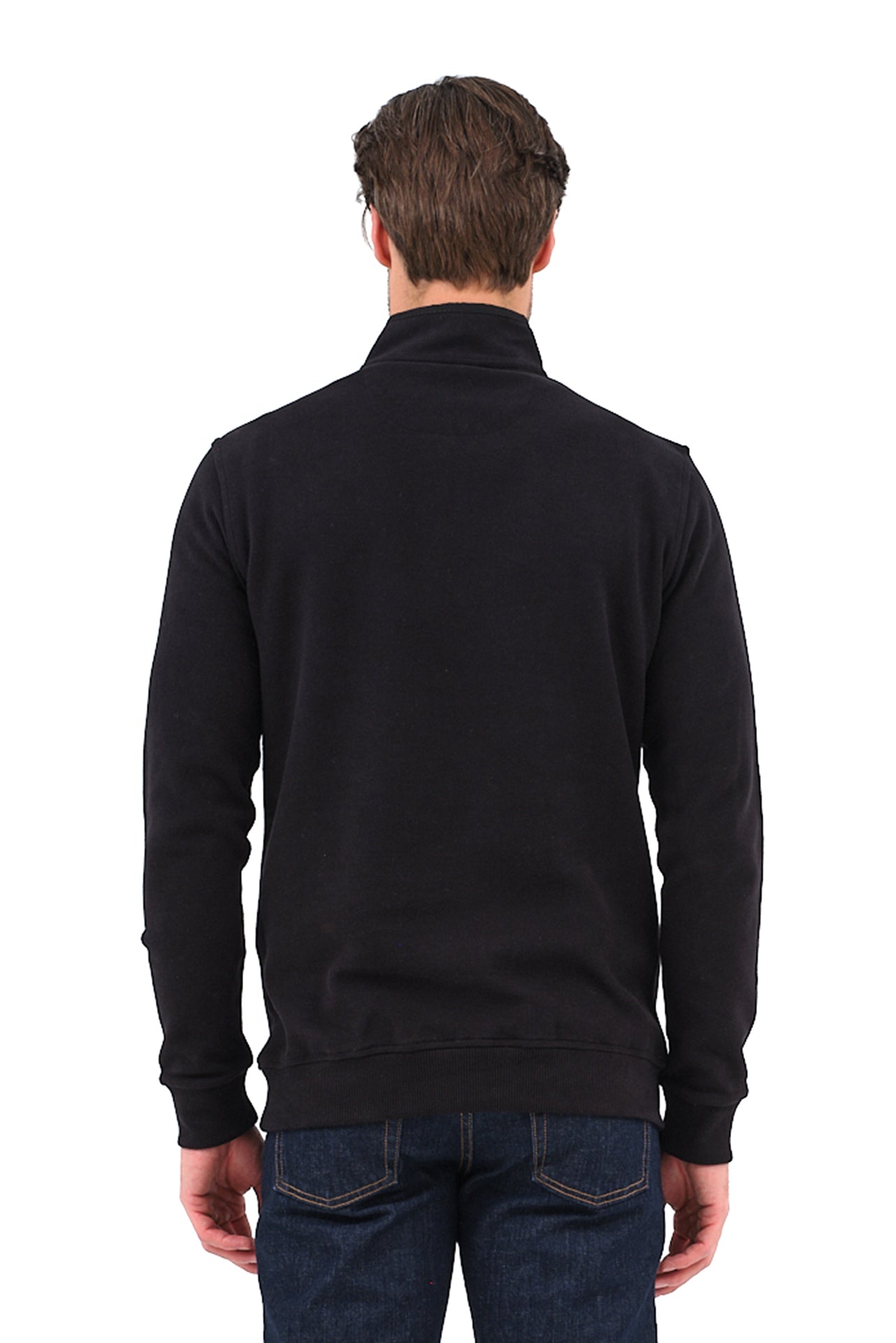 ΑΝΔΡΙΚΟ ΜΑΥΡΟ LUPETTO ZIP PORTOBELLO'S