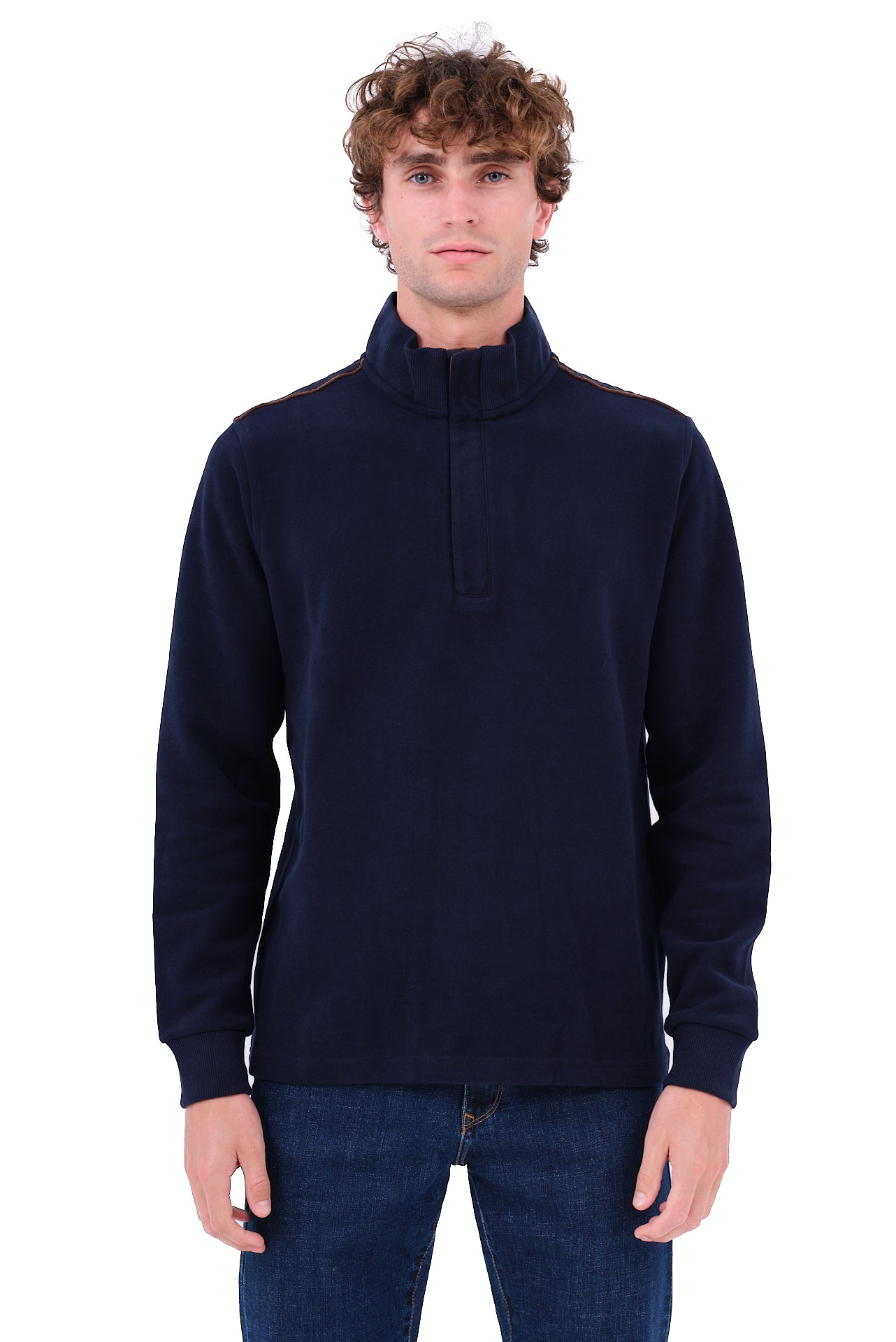 ΑΝΔΡΙΚΟ LUPETTO ZIP PORTOBELLO'S ΣΕ ΜΠΛΕ NAVY ΑΠΟΧΡΩΣΗ