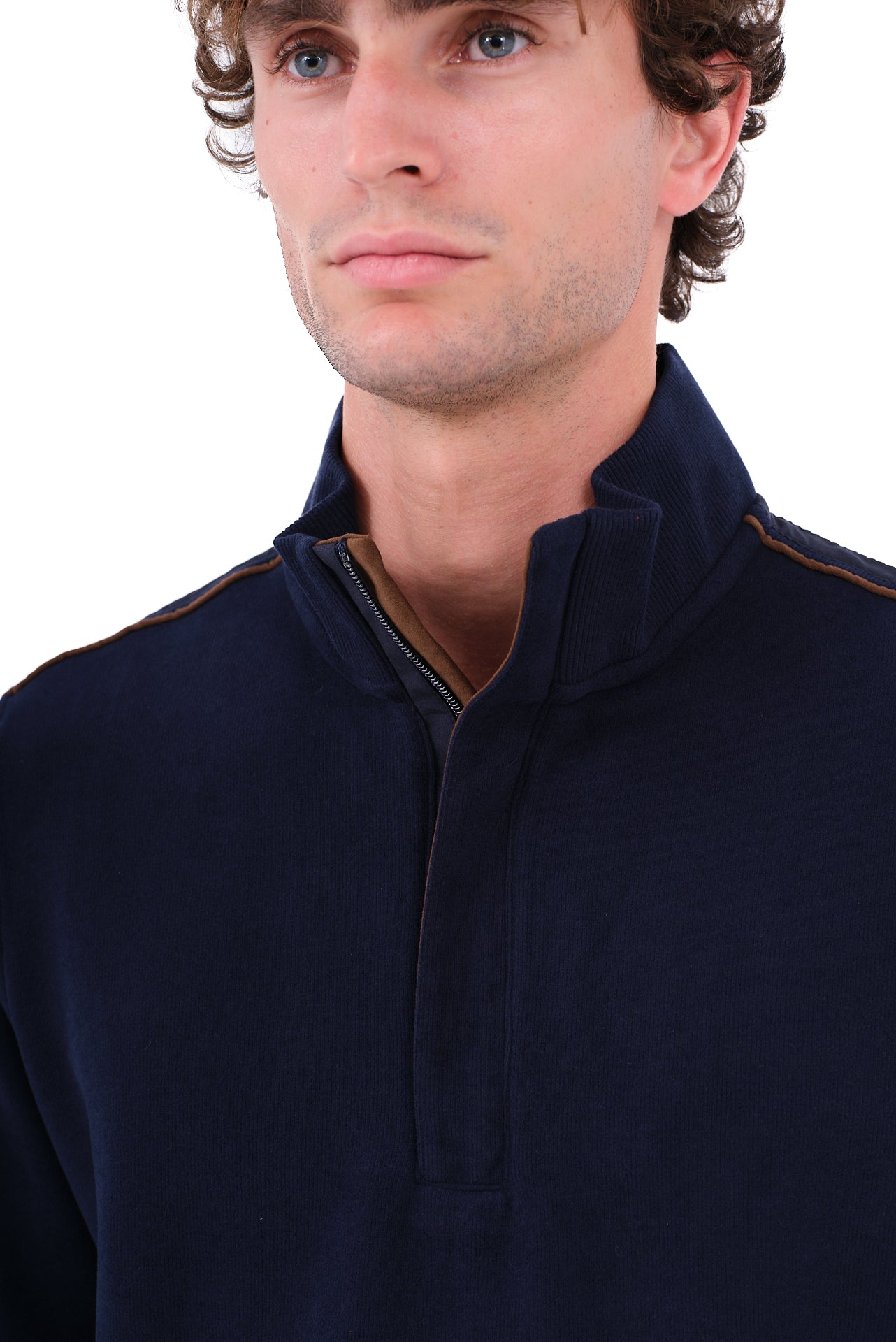 ΑΝΔΡΙΚΟ LUPETTO ZIP PORTOBELLO'S ΣΕ ΜΠΛΕ NAVY ΑΠΟΧΡΩΣΗ