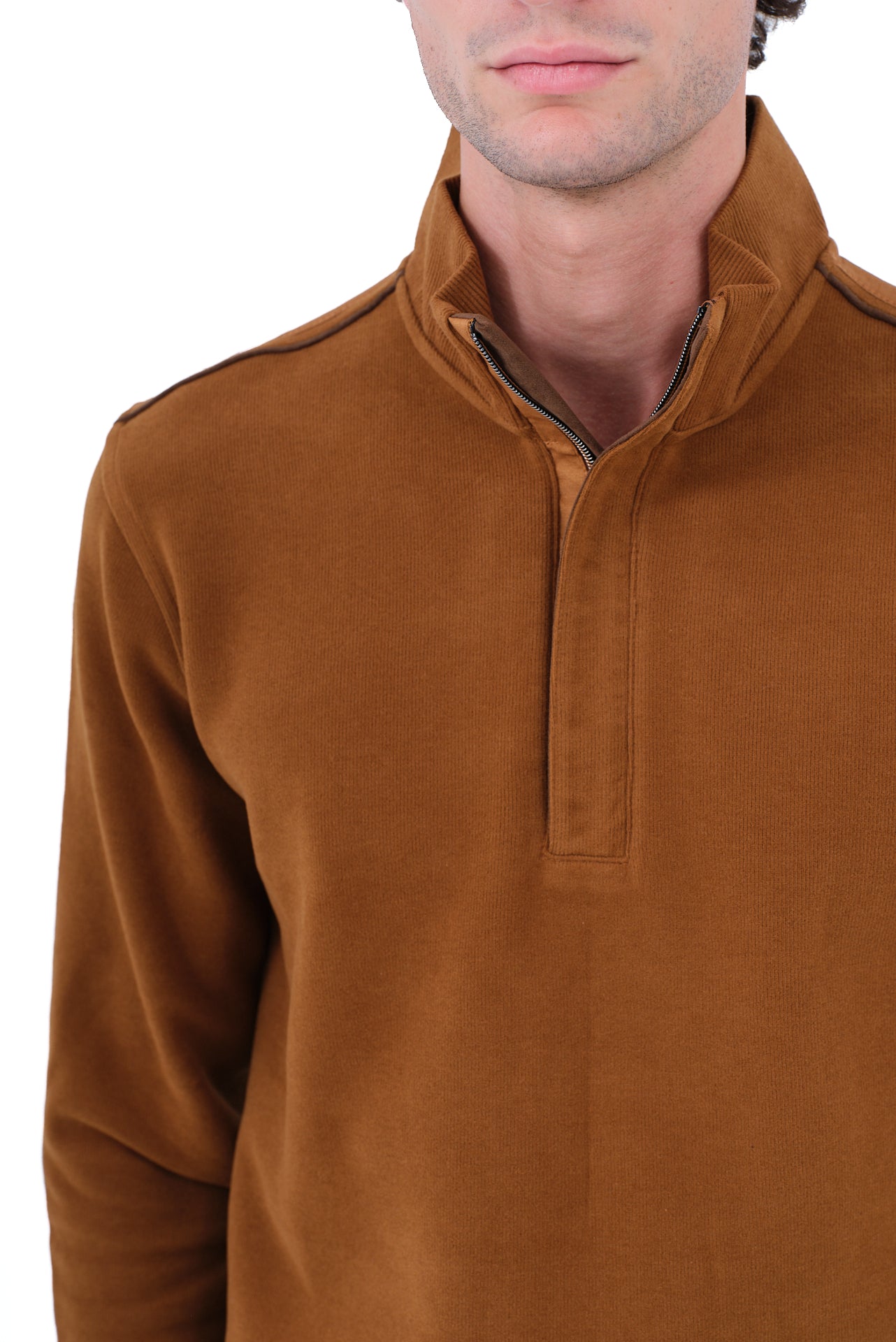 ΑΝΔΡΙΚΟ LUPETTO ZIP PORTOBELLO'S ΣΕ ΚΑΜΕΛ ΑΠΟΧΡΩΣΗ