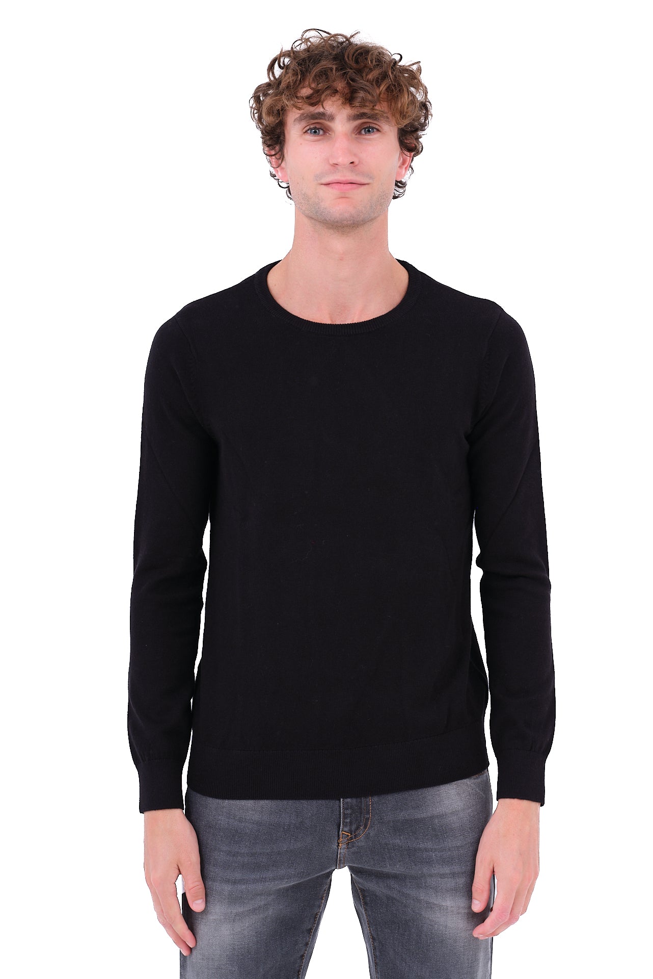 ΑΝΔΡΙΚΟ ΜΑΥΡΟ ΠΟΥΛΟΒΕΡ PORTOBELLO'S ΜΕ ΛΑΙΜΟΚΟΨΗ