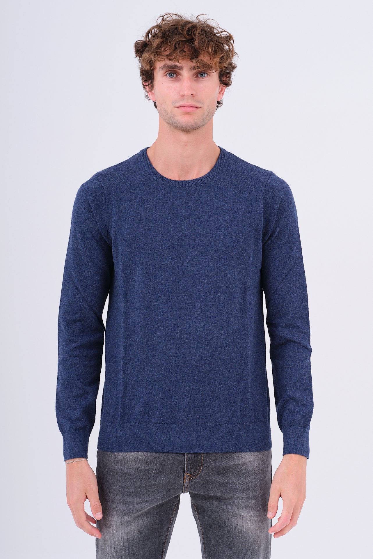 ΑΝΔΡΙΚΟ ΠΟΥΛΟΒΕΡ PORTOBELLO'S ΜΕ ΛΑΙΜΟΚΟΨΗ ΣΕ ΤΖΙΝ ΑΠΟΧΡΩΣΗ ΚΑΙ ΚΑΣΜΙΡ