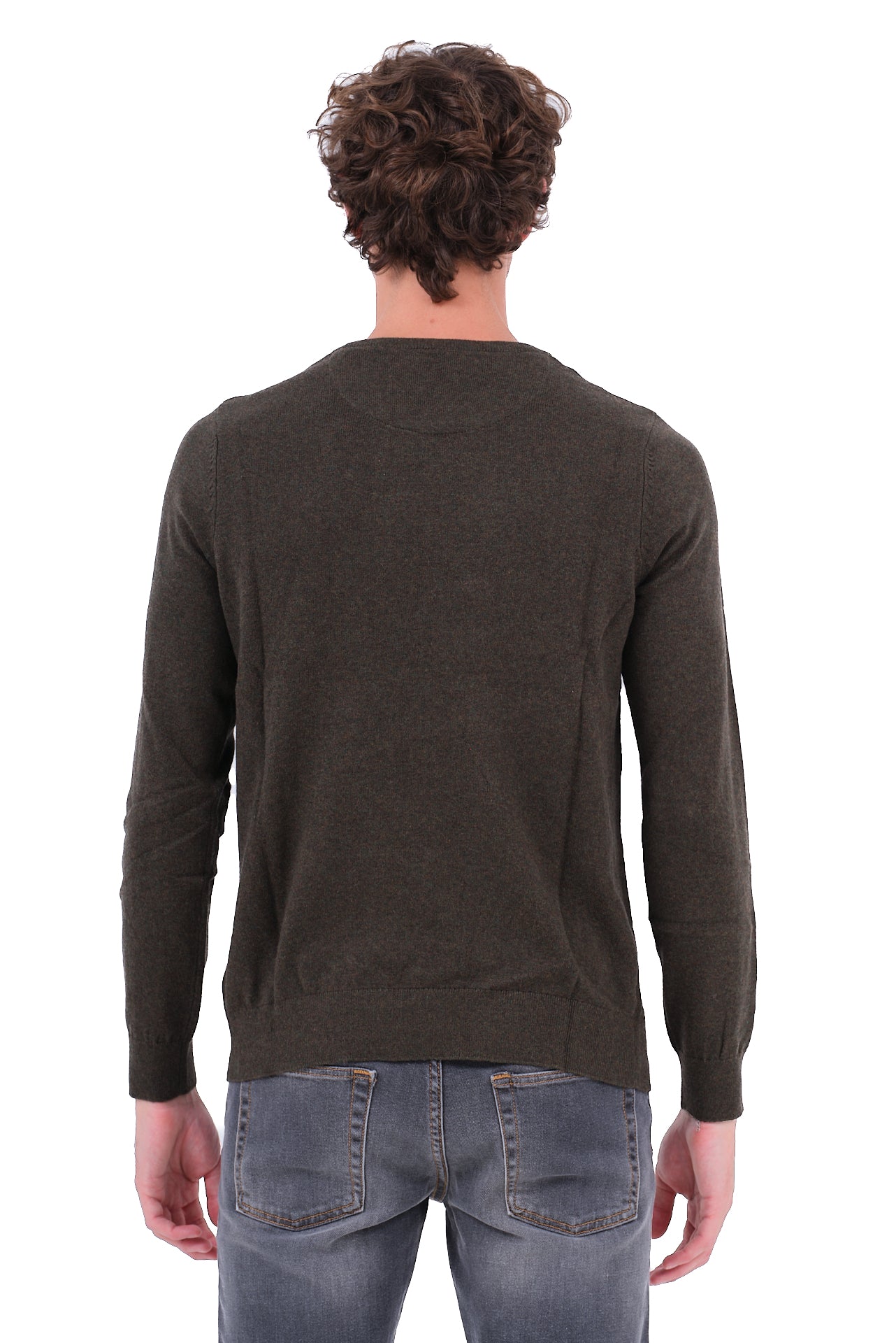 ΑΝΔΡΙΚΟ ΛΑΔΙ ΠΟΥΛΟΒΕΡ PORTOBELLO'S ΜΕ ΛΑΙΜΟΚΟΨΗ ΚΑΙ ΚΑΣΜΙΡ