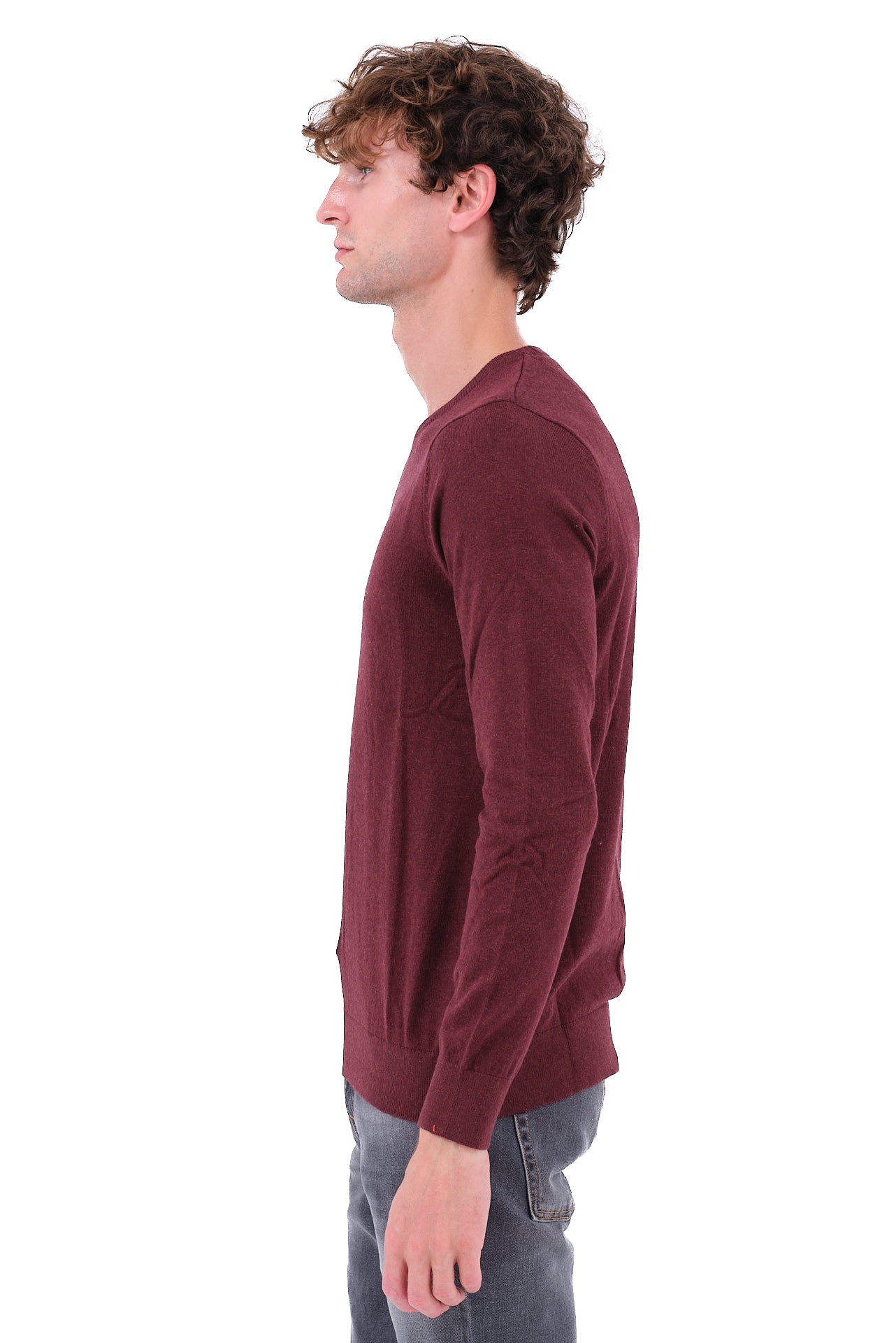 ΑΝΔΡΙΚΟ ΜΠΟΡΝΤΟ ΠΟΥΛΟΒΕΡ PORTOBELLO'S ΜΕ ΛΑΙΜΟΚΟΨΗ ΚΑΙ ΚΑΣΜΙΡ