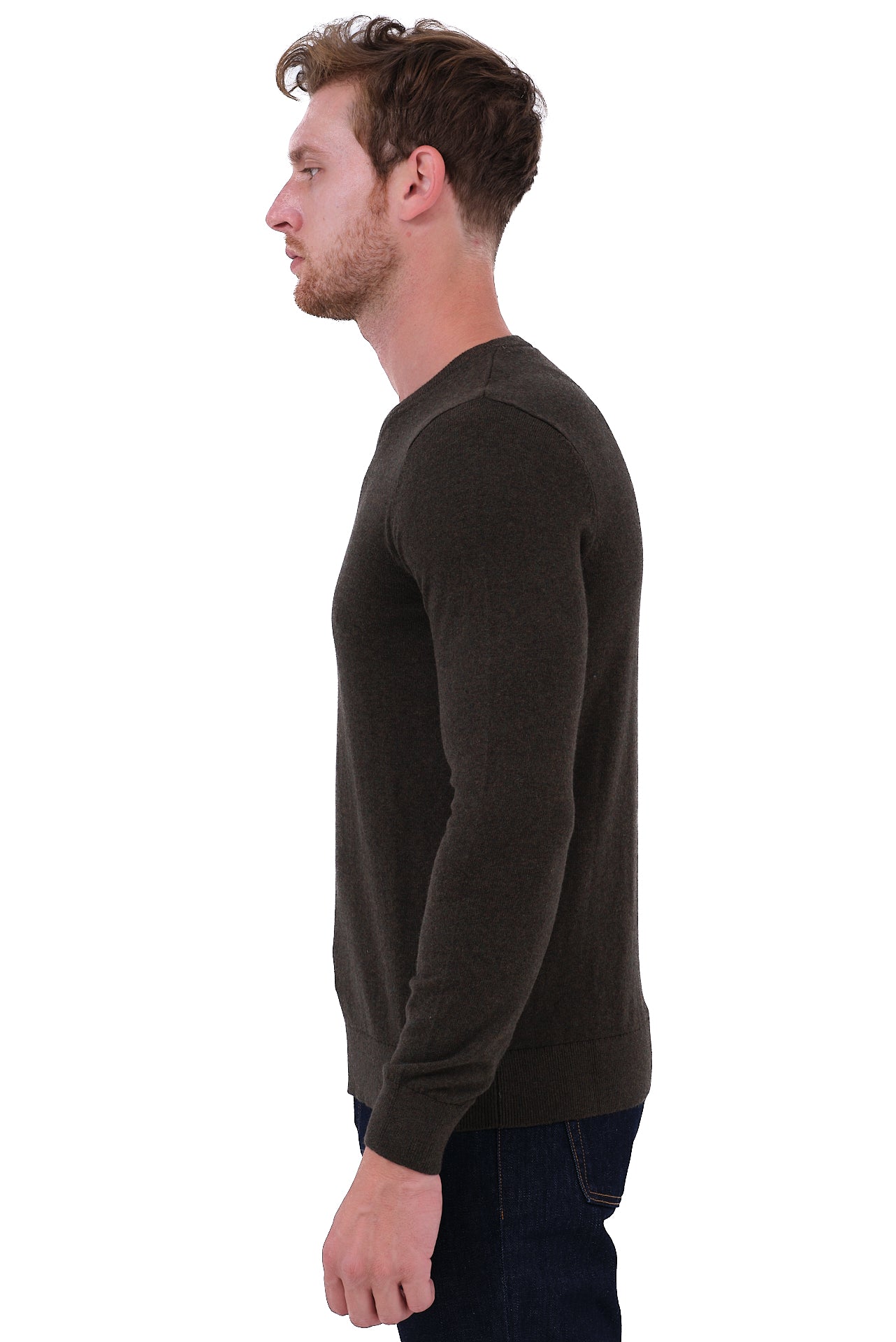 ΑΝΔΡΙΚΟ ΛΑΔΙ ΠΟΥΛΟΒΕΡ PORTOBELLO'S ΜΕ V NECK ΚΑΙ ΚΑΣΜΙΡ