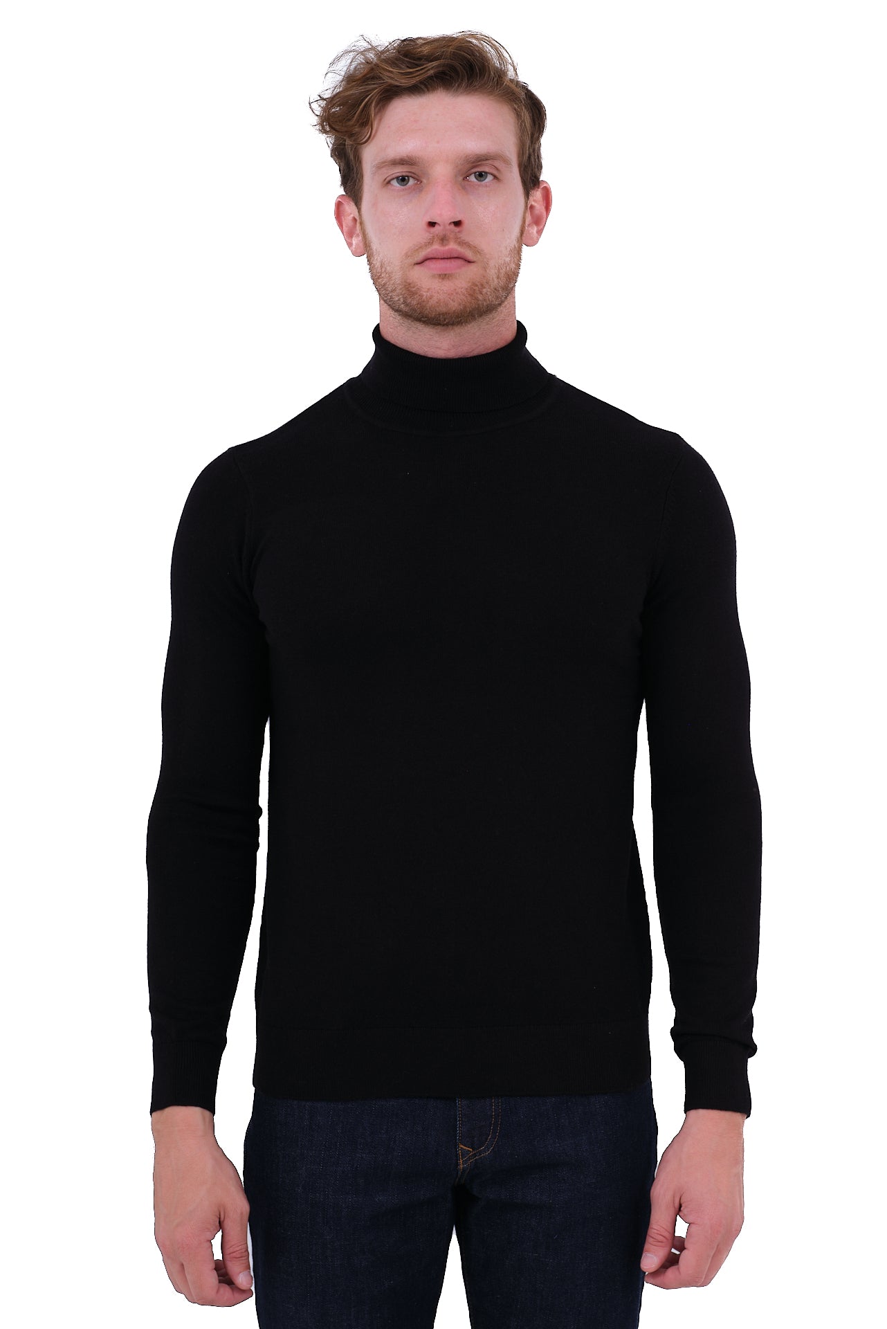 ΑΝΔΡΙΚΟ ΖΙΒΑΓΚΟ ΜΑΥΡΟ PORTOBELLO'S ΜΕ ΚΑΣΜΙΡ