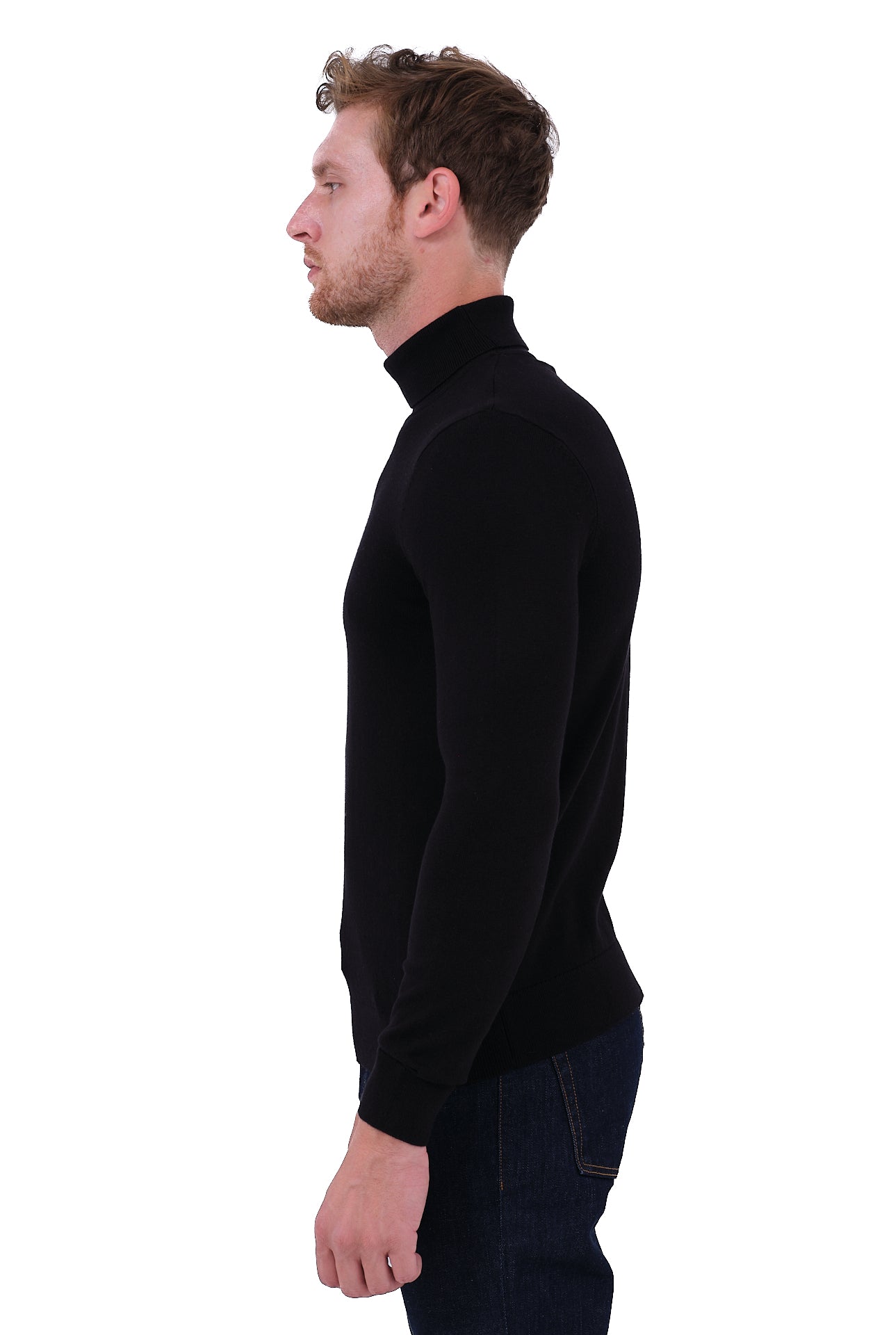 ΑΝΔΡΙΚΟ ΖΙΒΑΓΚΟ ΜΑΥΡΟ PORTOBELLO'S ΜΕ ΚΑΣΜΙΡ