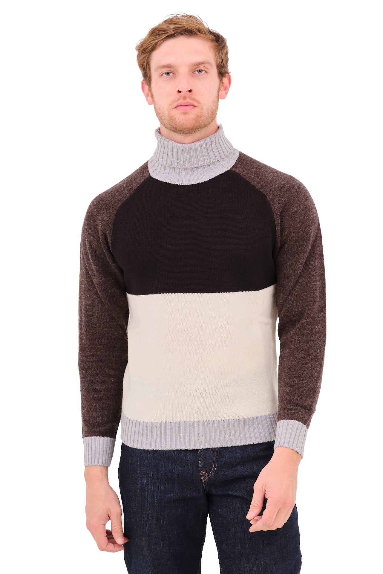 ΑΝΔΡΙΚΟ ΖΙΒΑΓΚΟ SSEINE ΣΕ ΕΚΡΟΥ ΧΡΩΜΑ ΚΑΙ ΧΡΩΜΑΤΙΚΕΣ ΛΕΠΤΟΜΕΡΕΙΕΣ