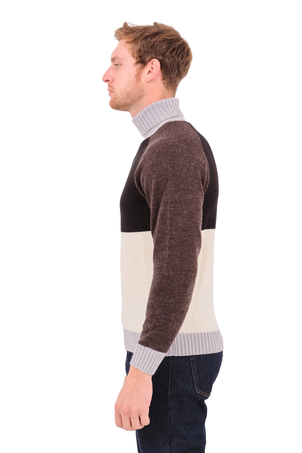 ΑΝΔΡΙΚΟ ΖΙΒΑΓΚΟ SSEINE ΣΕ ΕΚΡΟΥ ΧΡΩΜΑ ΚΑΙ ΧΡΩΜΑΤΙΚΕΣ ΛΕΠΤΟΜΕΡΕΙΕΣ