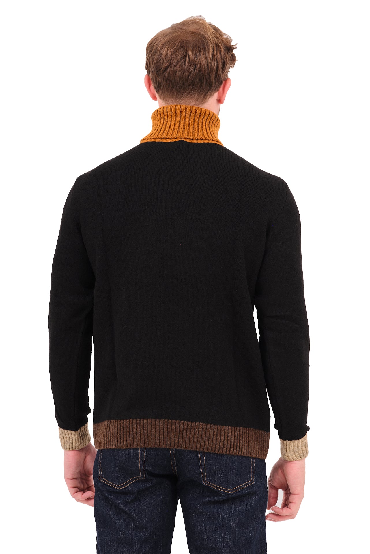 ΑΝΔΡΙΚΟ ΖΙΒΑΓΚΟ SSEINE ΣΕ ΜΑΥΡΟ ΧΡΩΜΑ ΚΑΙ ΧΡΩΜΑΤΙΚΕΣ ΛΕΠΤΟΜΕΡΕΙΕΣ