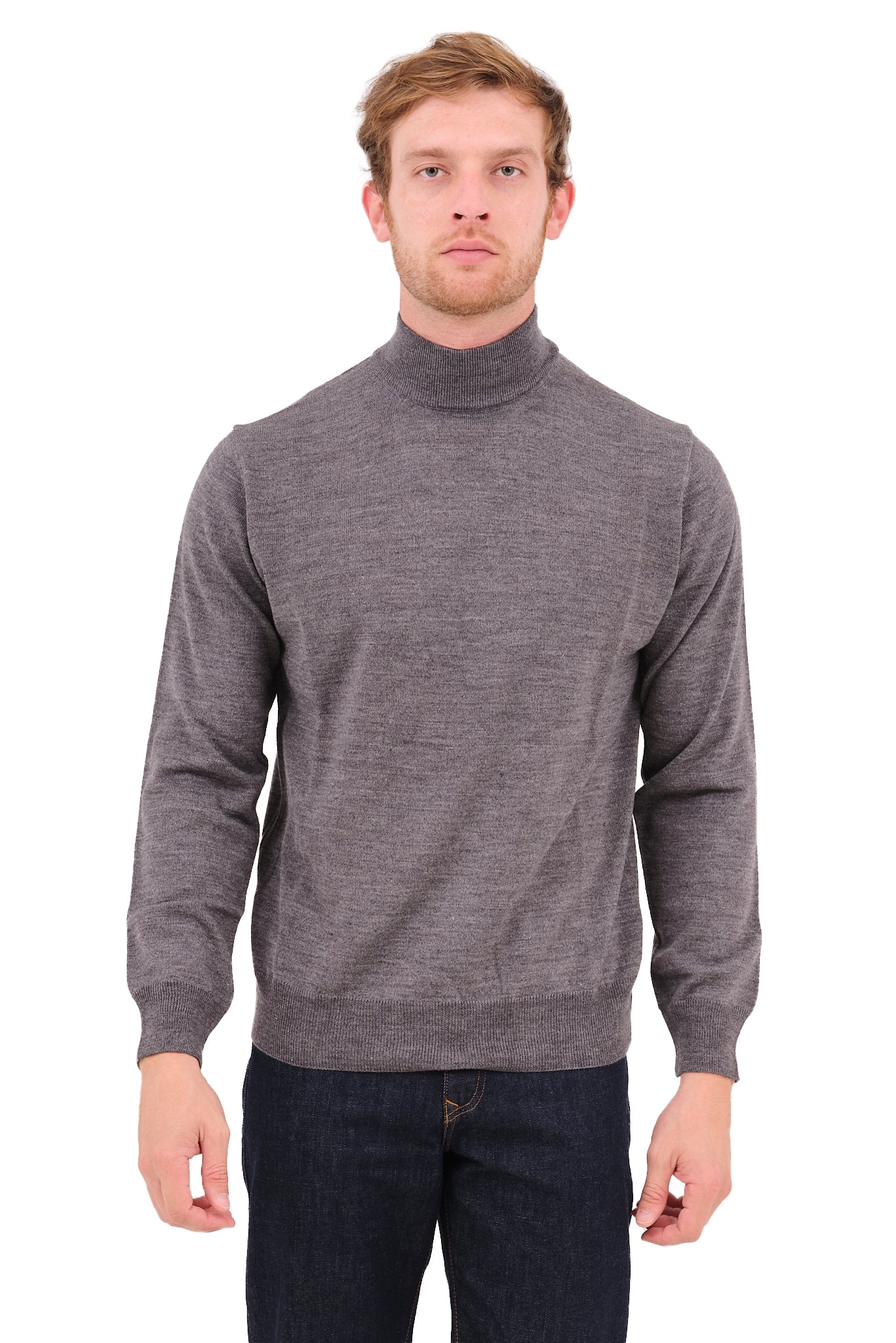 ΑΝΔΡΙΚΟ ΠΟΥΛΟΒΕΡ LUPETTO PORTOBELLO'S ΣΕ ΓΚΡΙ ΣΚΟΥΡΟ ΧΡΩΜΑ