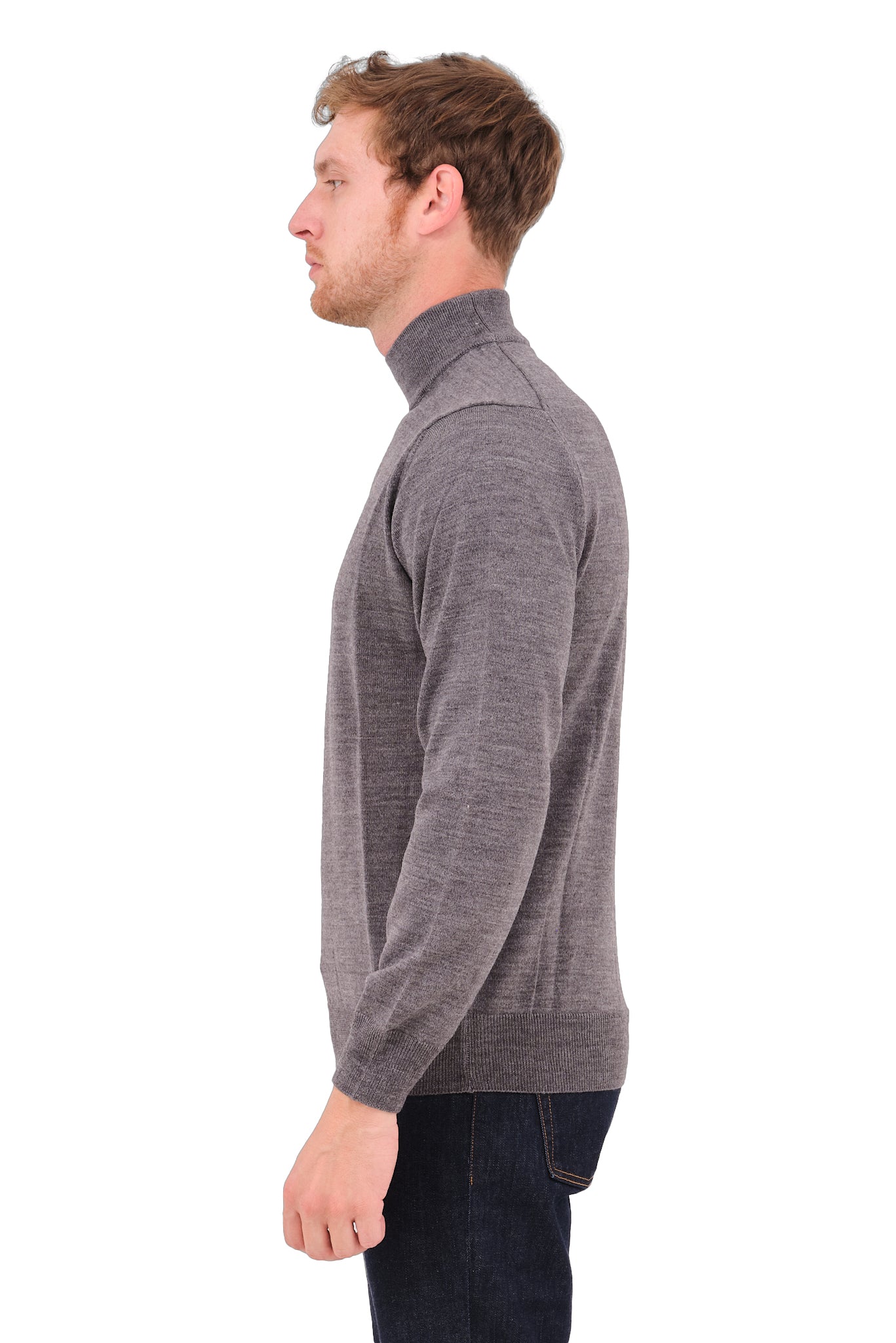 ΑΝΔΡΙΚΟ ΠΟΥΛΟΒΕΡ LUPETTO PORTOBELLO'S ΣΕ ΓΚΡΙ ΣΚΟΥΡΟ ΧΡΩΜΑ