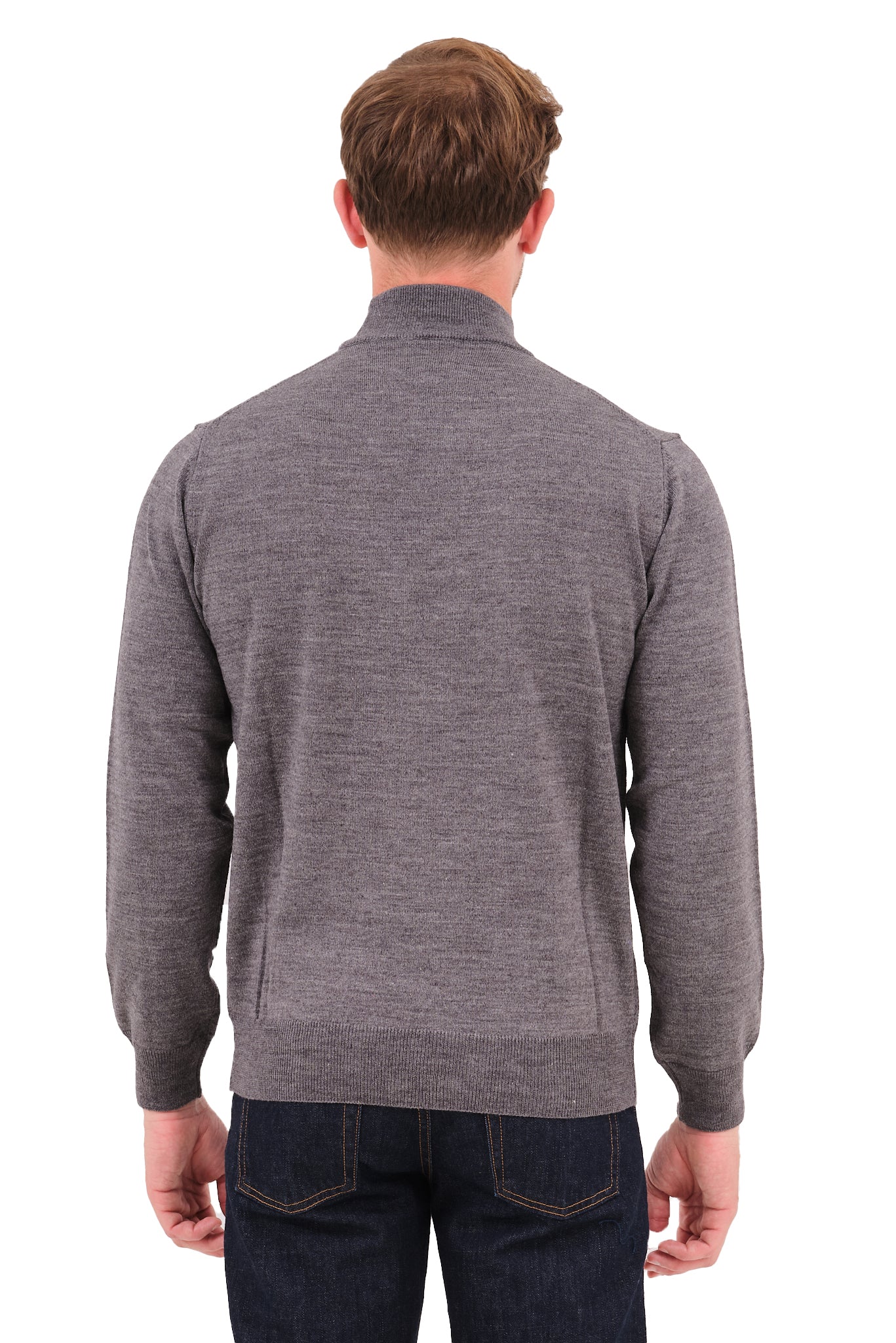 ΑΝΔΡΙΚΟ ΠΟΥΛΟΒΕΡ LUPETTO PORTOBELLO'S ΣΕ ΓΚΡΙ ΣΚΟΥΡΟ ΧΡΩΜΑ